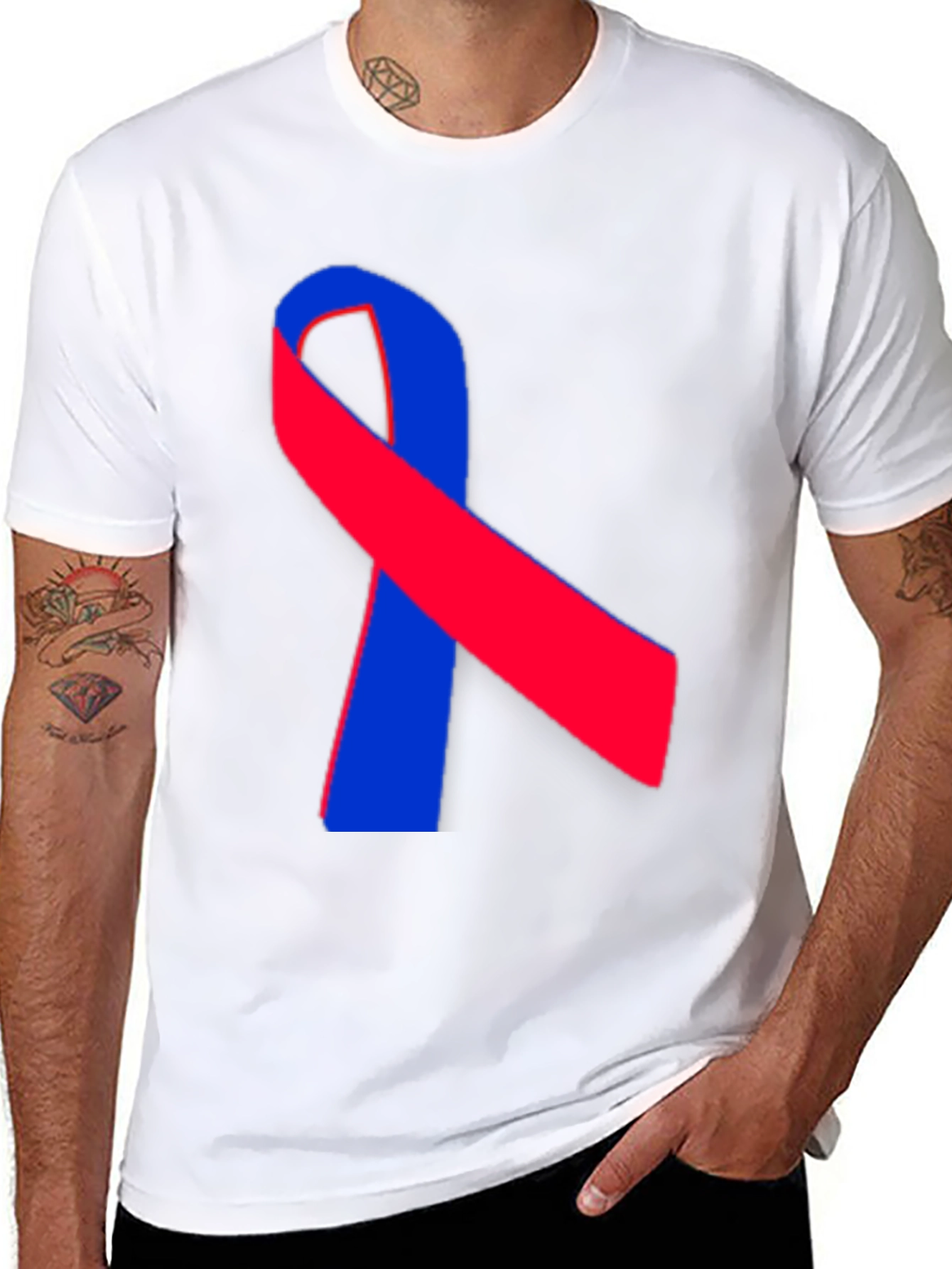 Awareness Ribbon Black T-Shirt