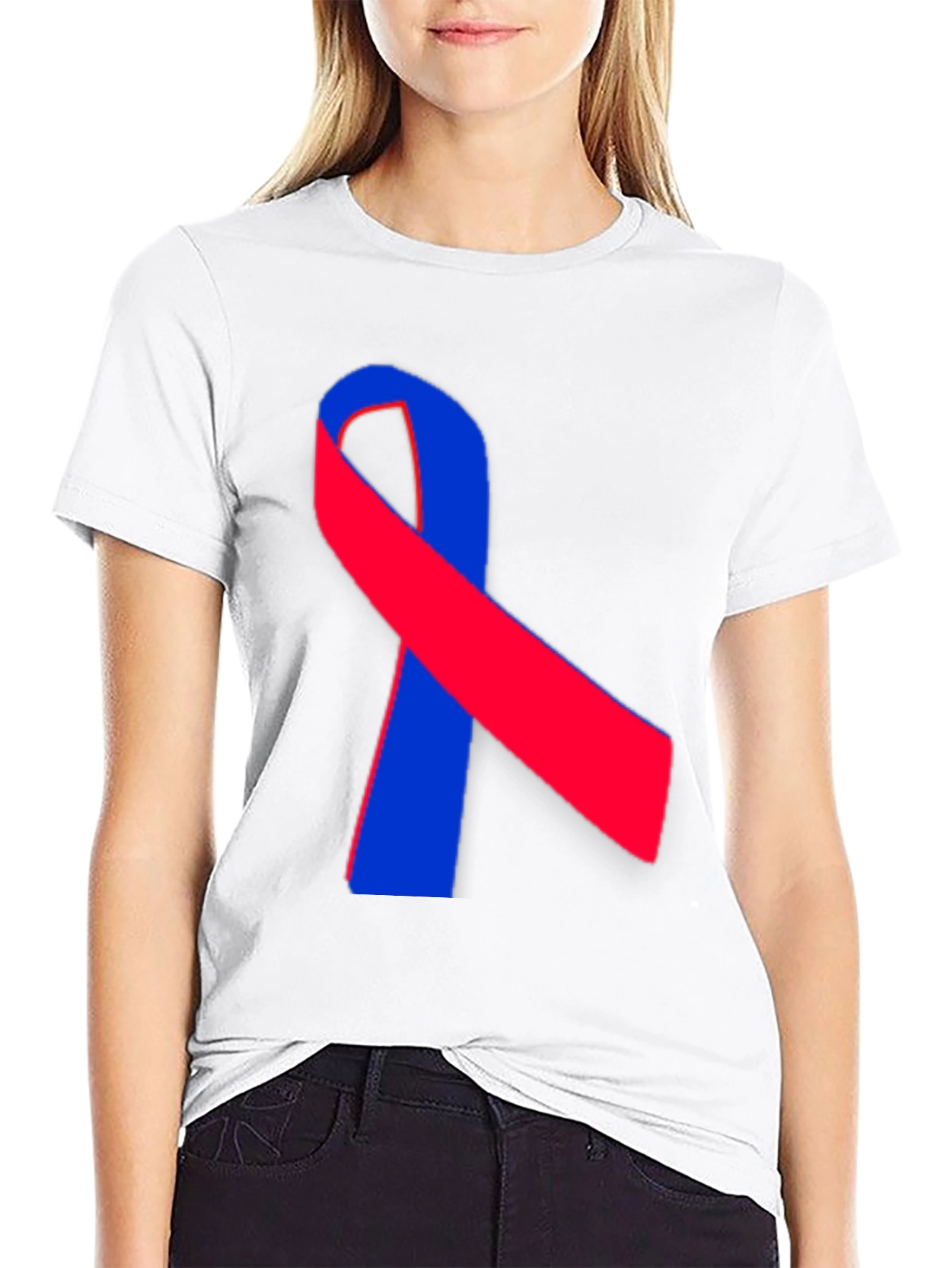 Awareness Ribbon Black T-Shirt