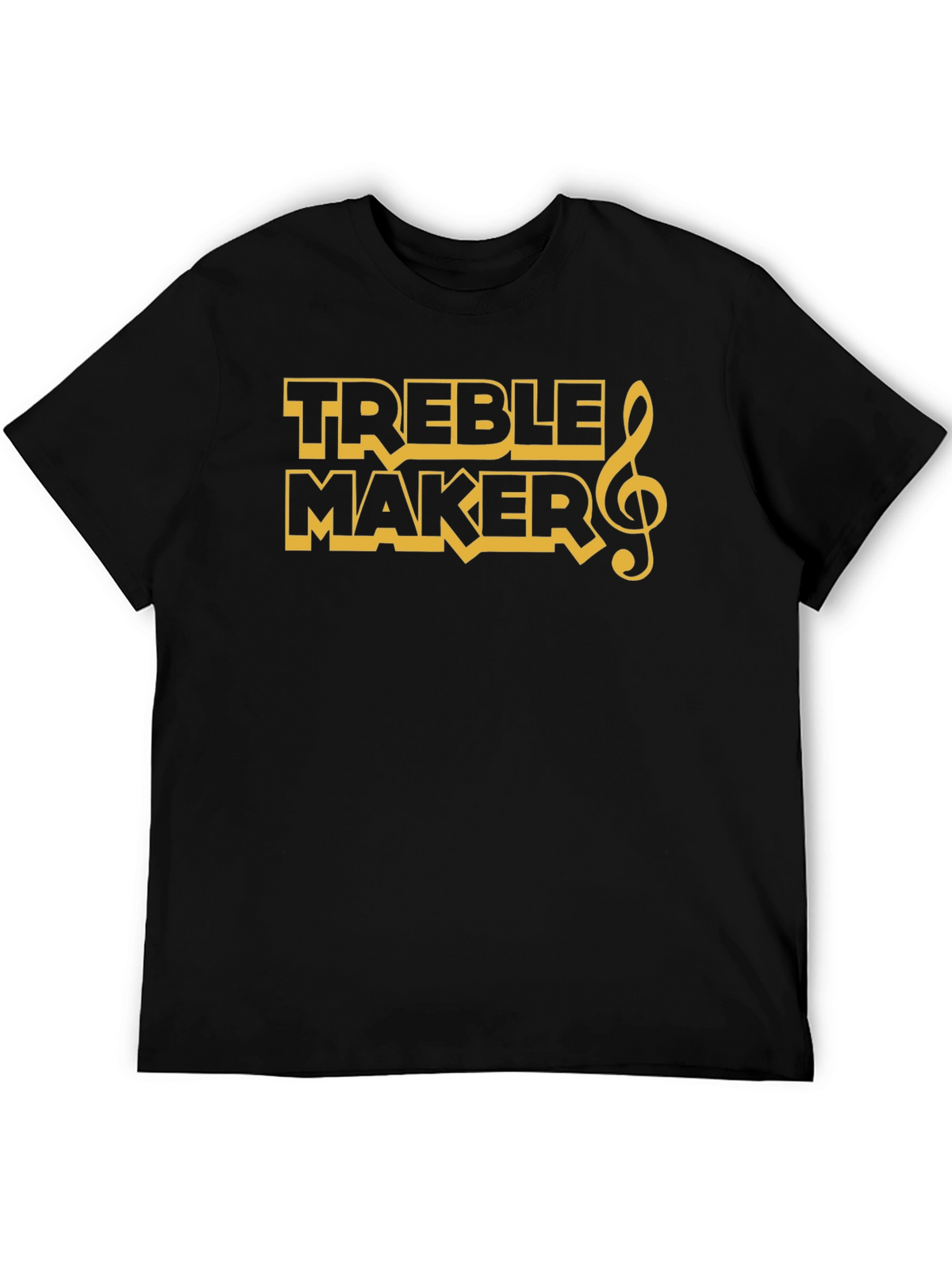 Treble Maker Graphic T-Shirt - Black Cotton Tee