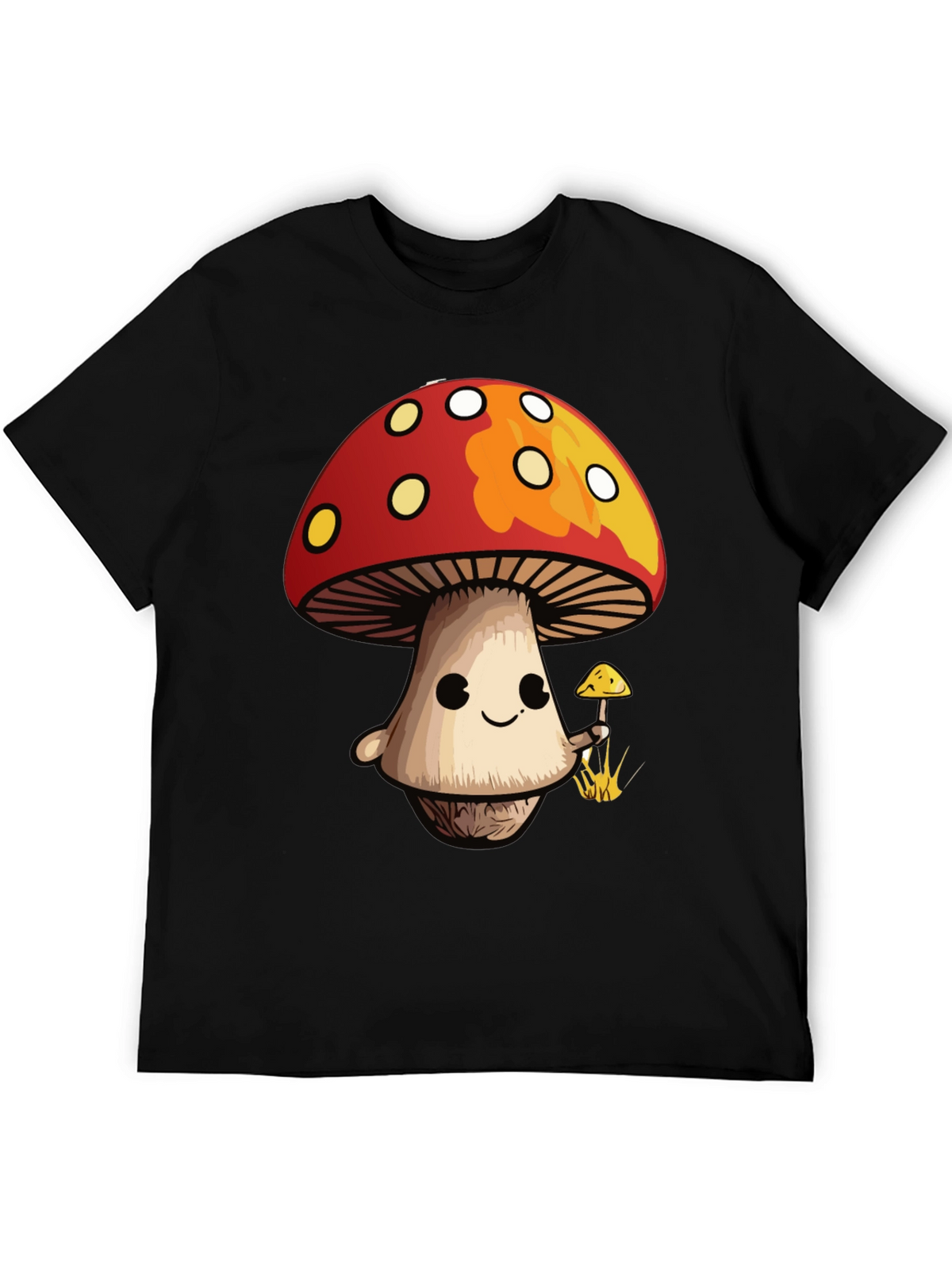 Mushroom Graphic T-Shirt - Fun Cartoon Style
