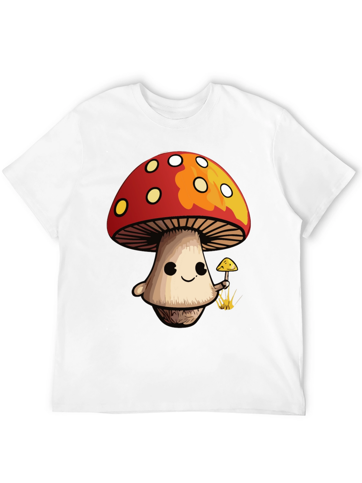 Mushroom Graphic T-Shirt - Fun Cartoon Style
