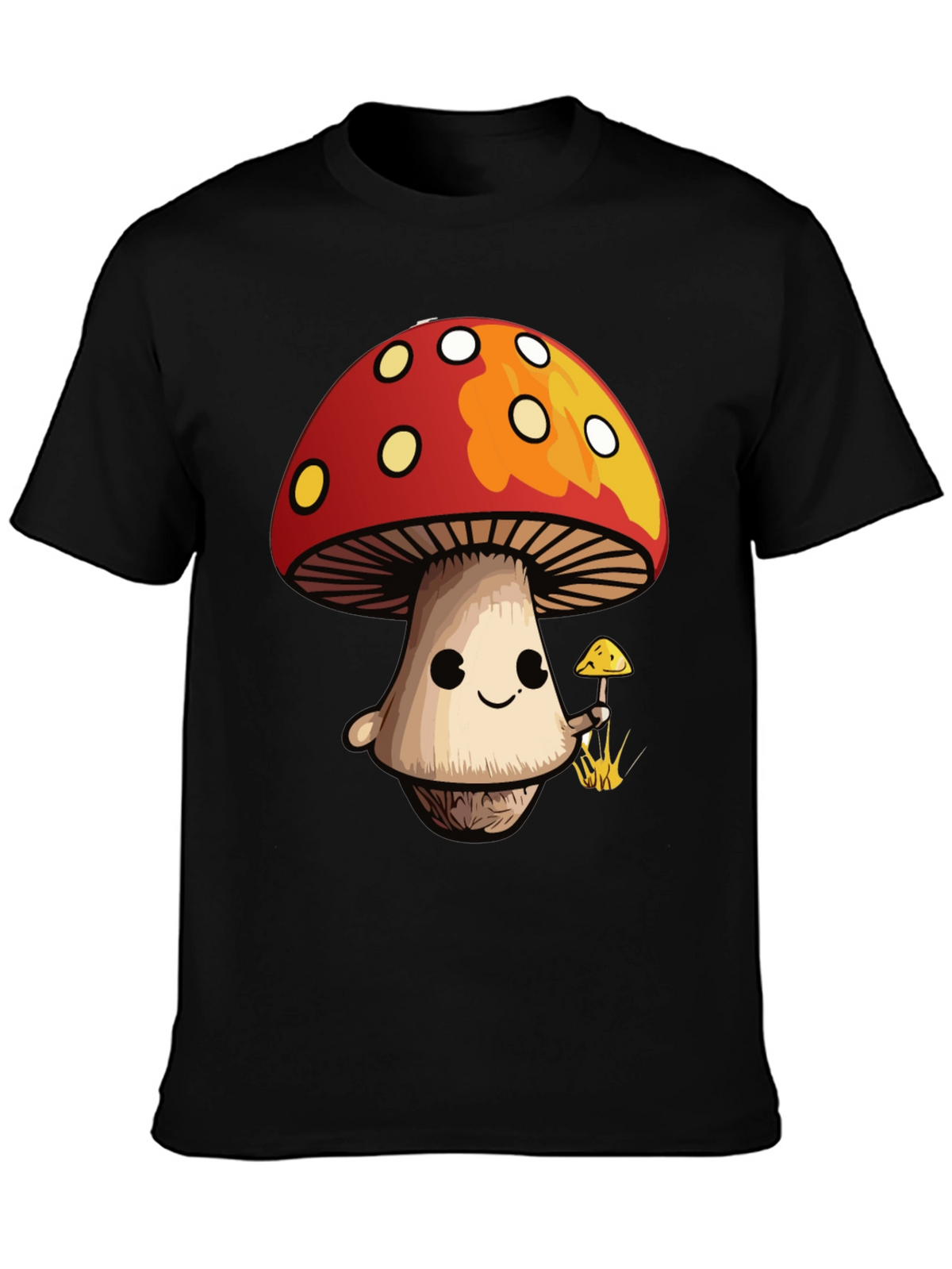 Mushroom Graphic T-Shirt - Fun Cartoon Style