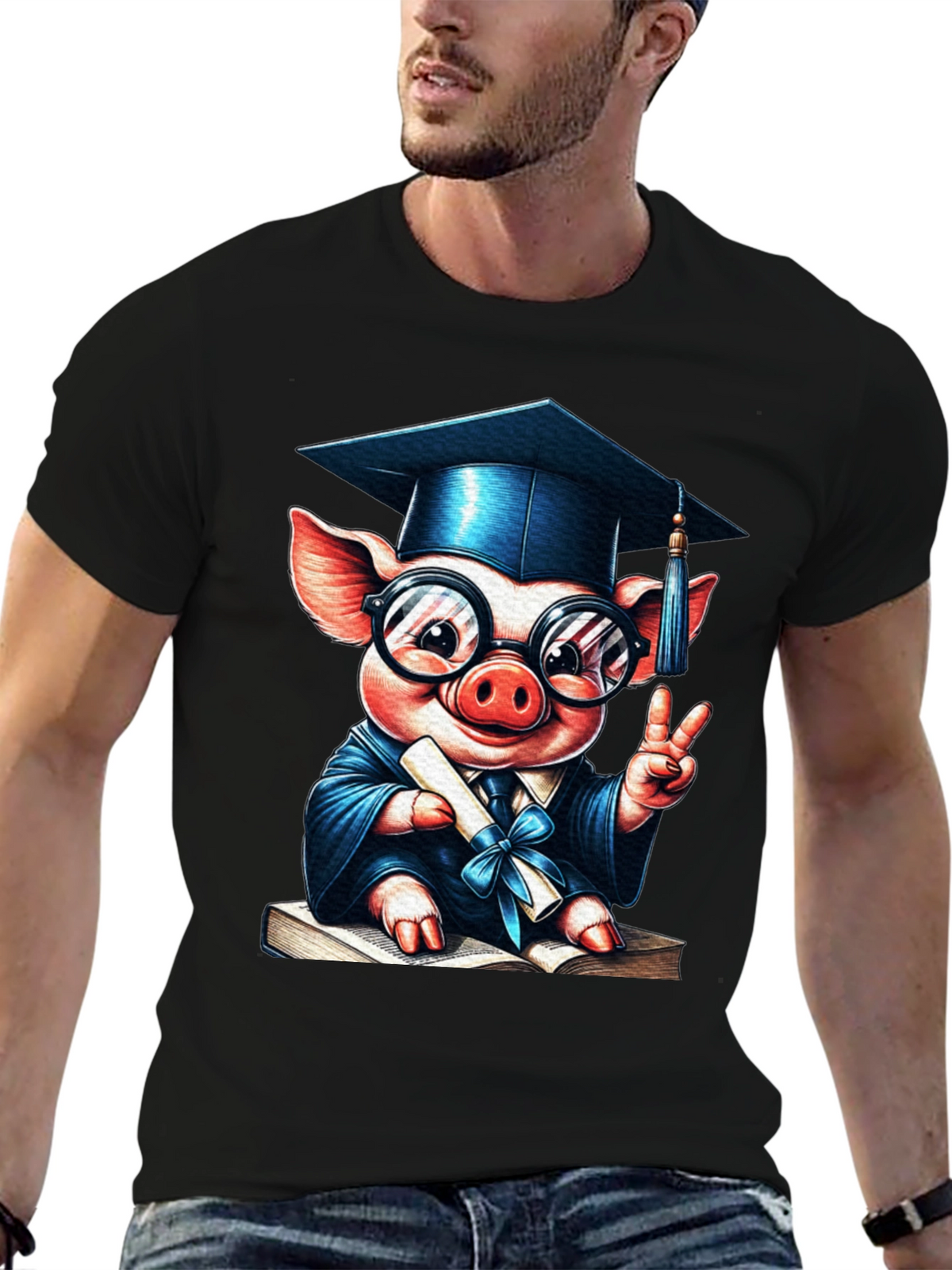Graduation Pig T-Shirt - Celebrate in Style!