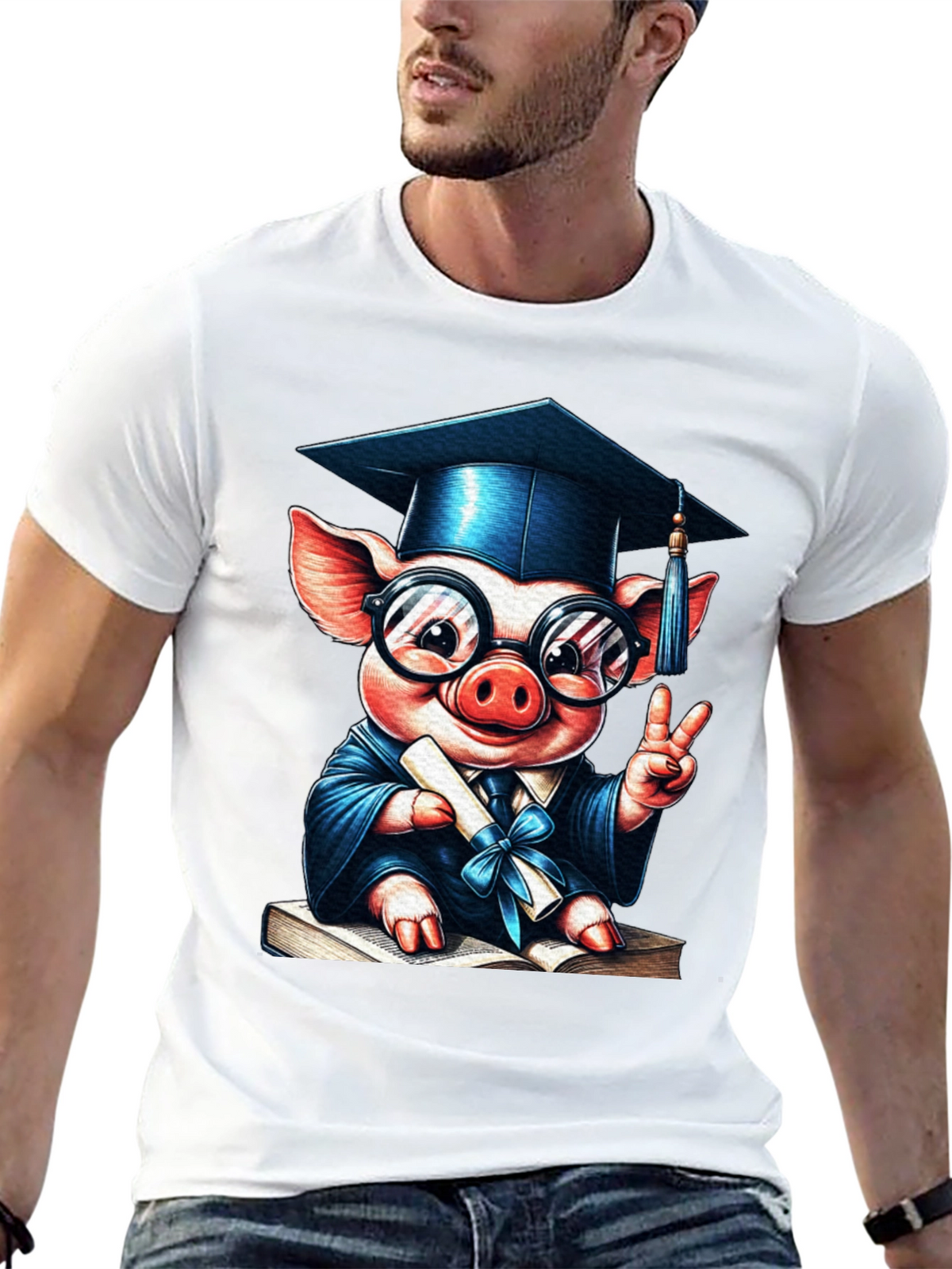Graduation Pig T-Shirt - Celebrate in Style!