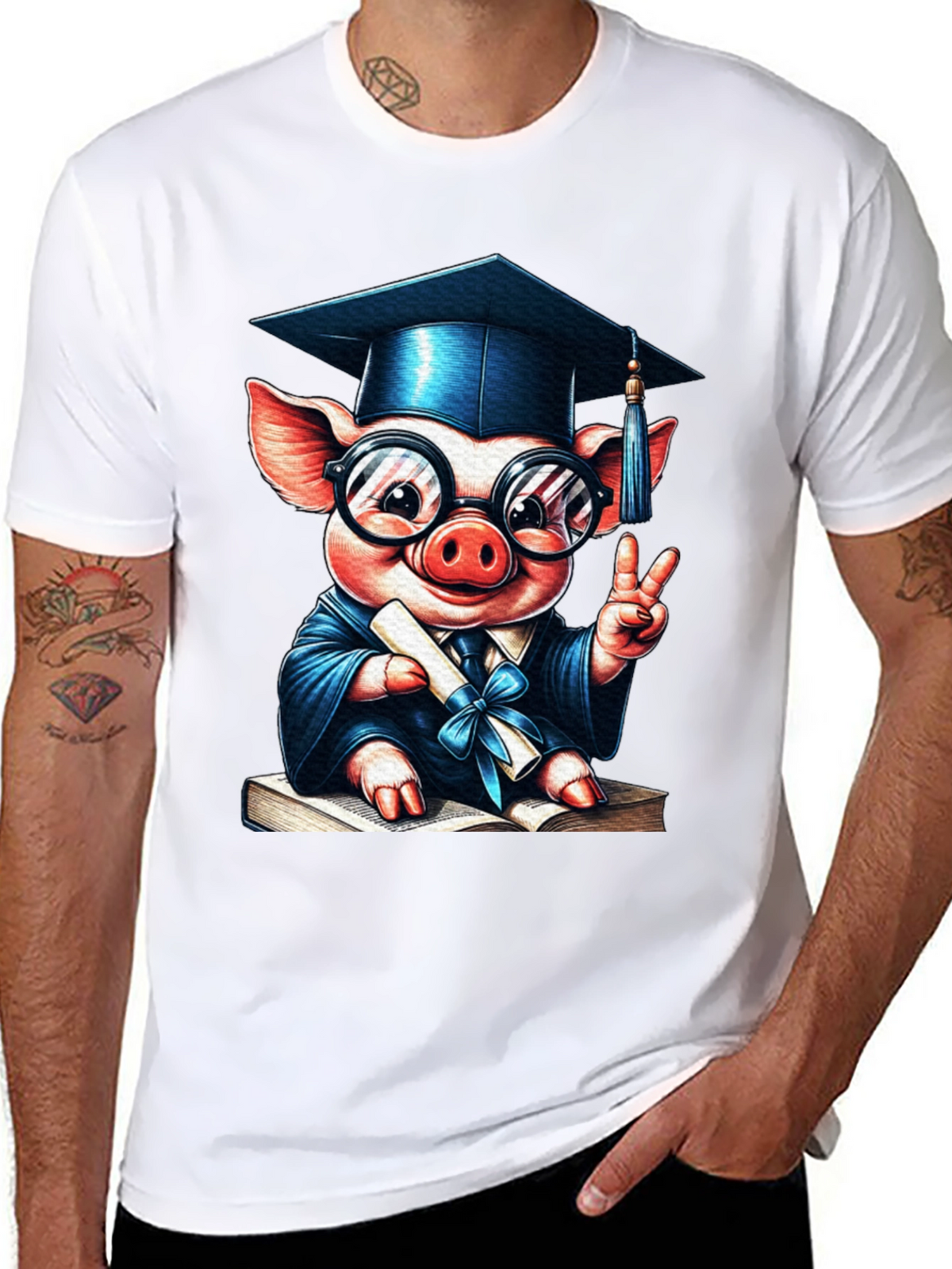 Graduation Pig T-Shirt - Celebrate in Style!