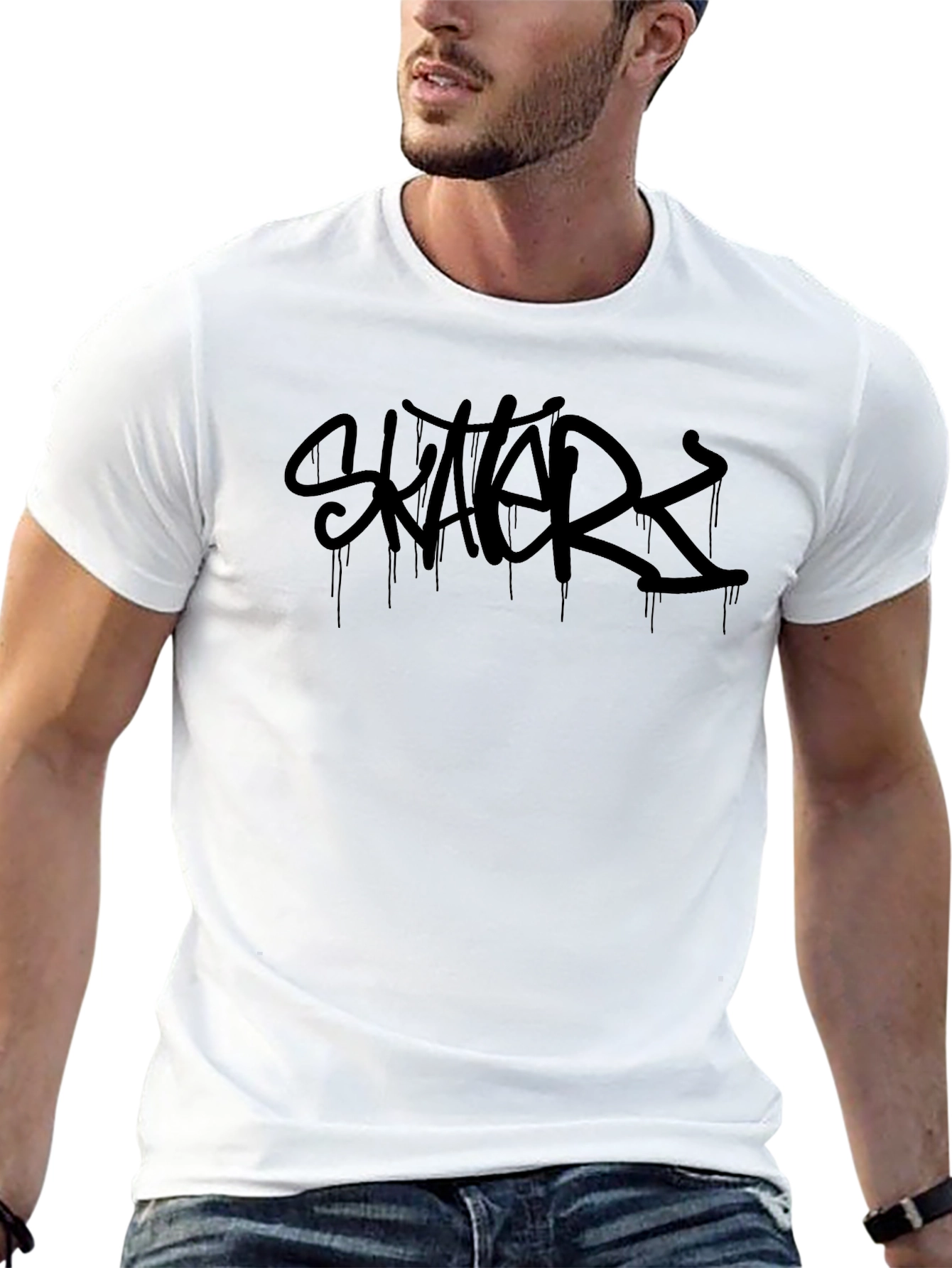 Skaters Black Graphic Tee
