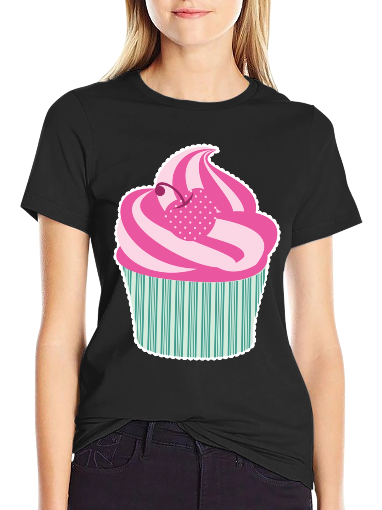 Cupcake Graphic Tee - Sweet Tooth T-Shirt