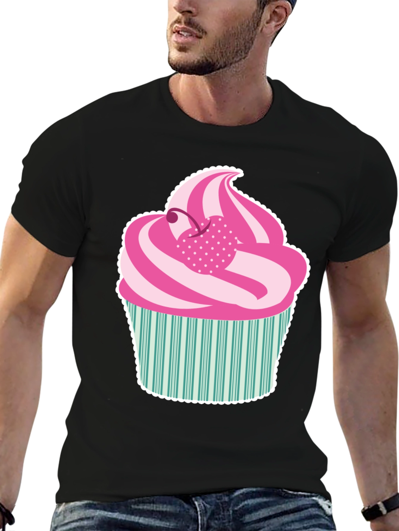 Cupcake Graphic Tee - Sweet Tooth T-Shirt