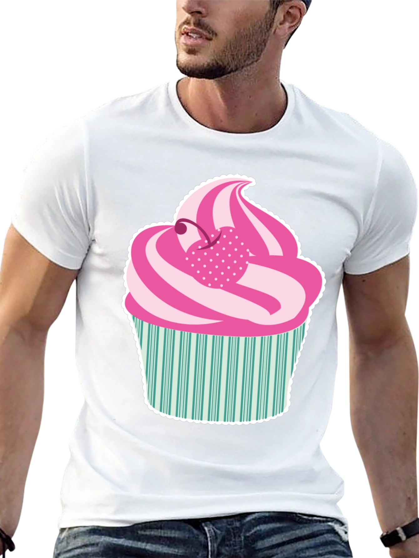 Cupcake Graphic Tee - Sweet Tooth T-Shirt