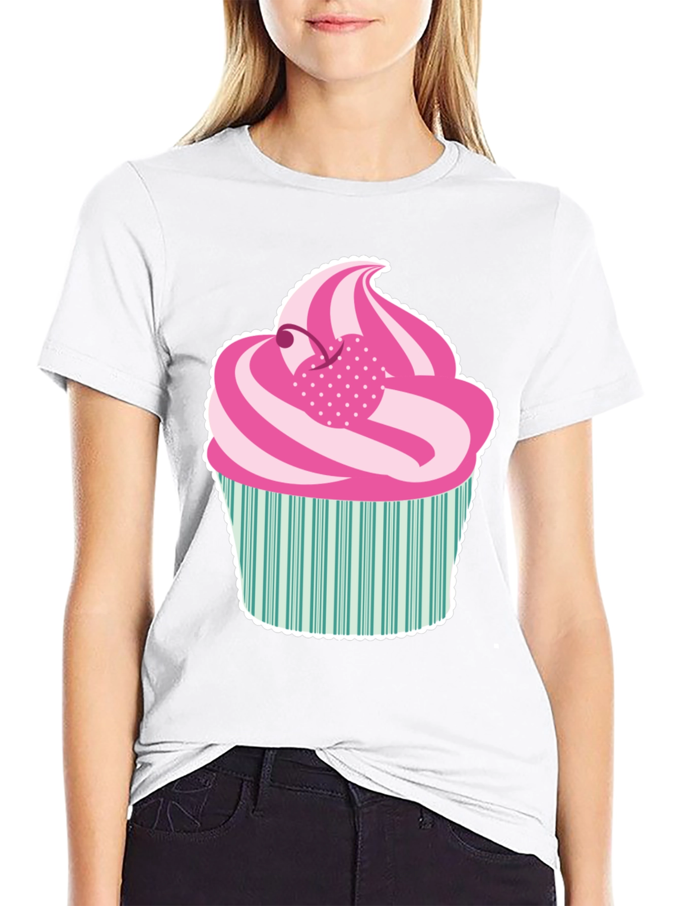 Cupcake Graphic Tee - Sweet Tooth T-Shirt