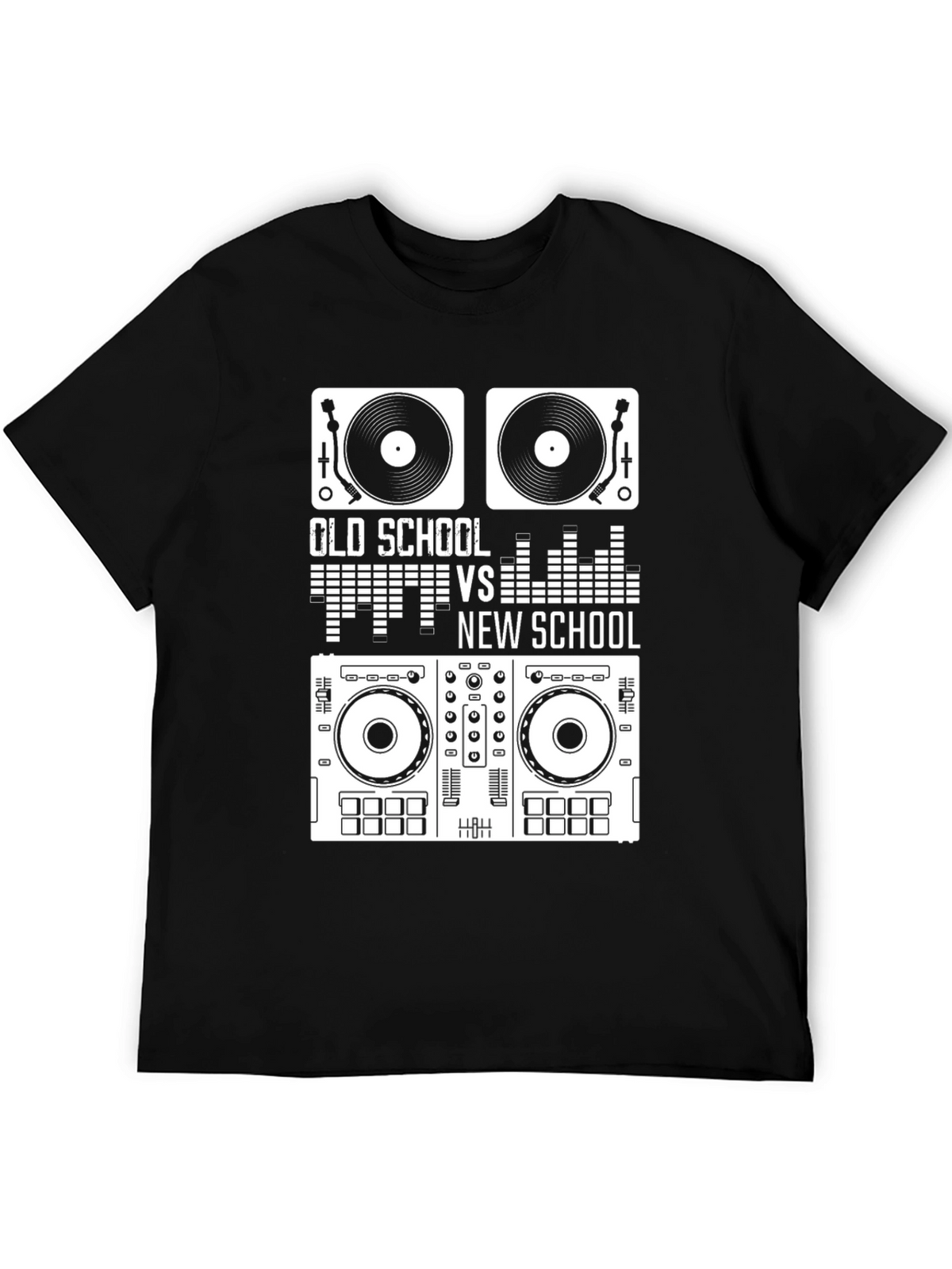 Old School vs New School DJ T-Shirt