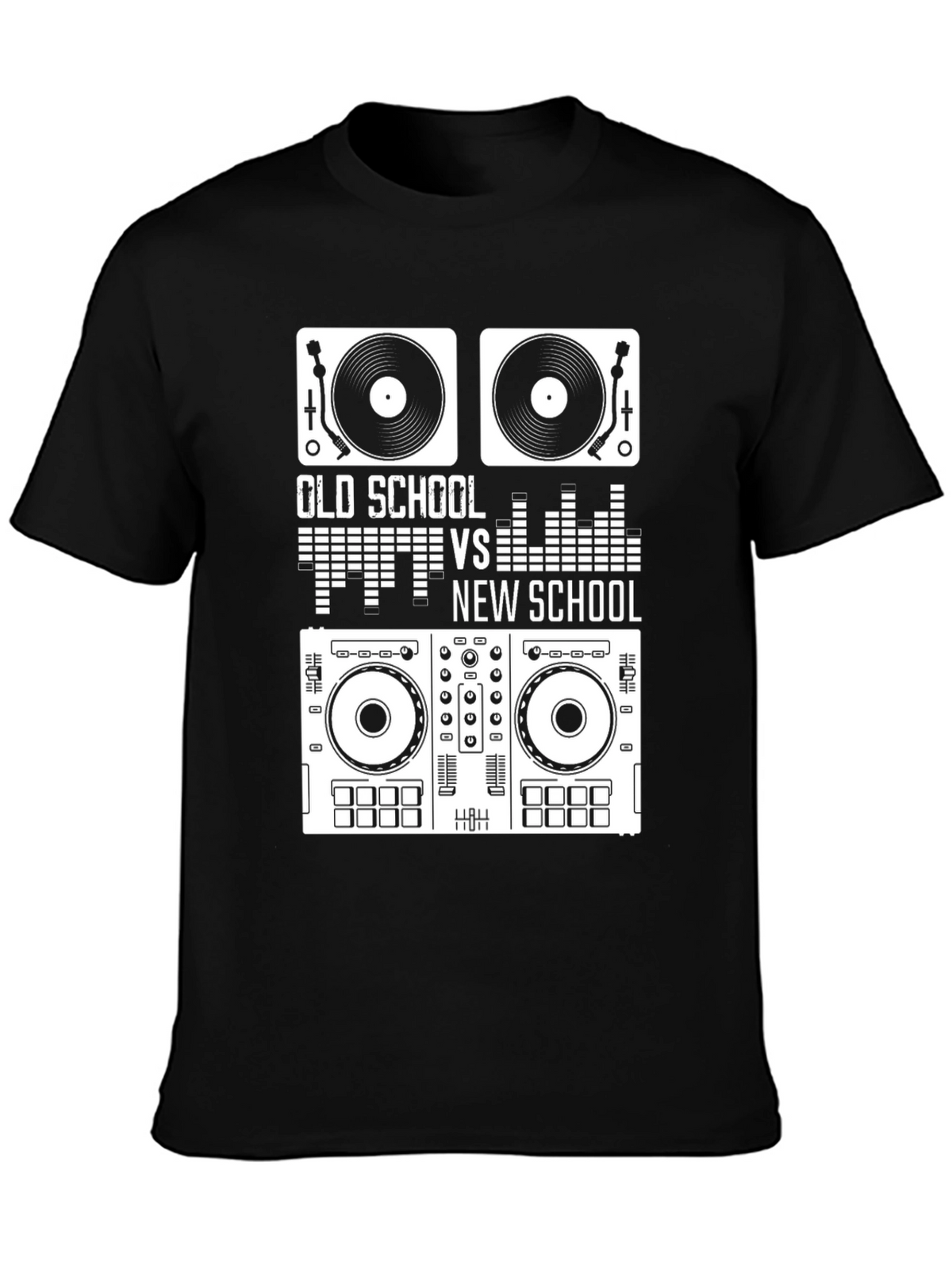 Old School vs New School DJ T-Shirt