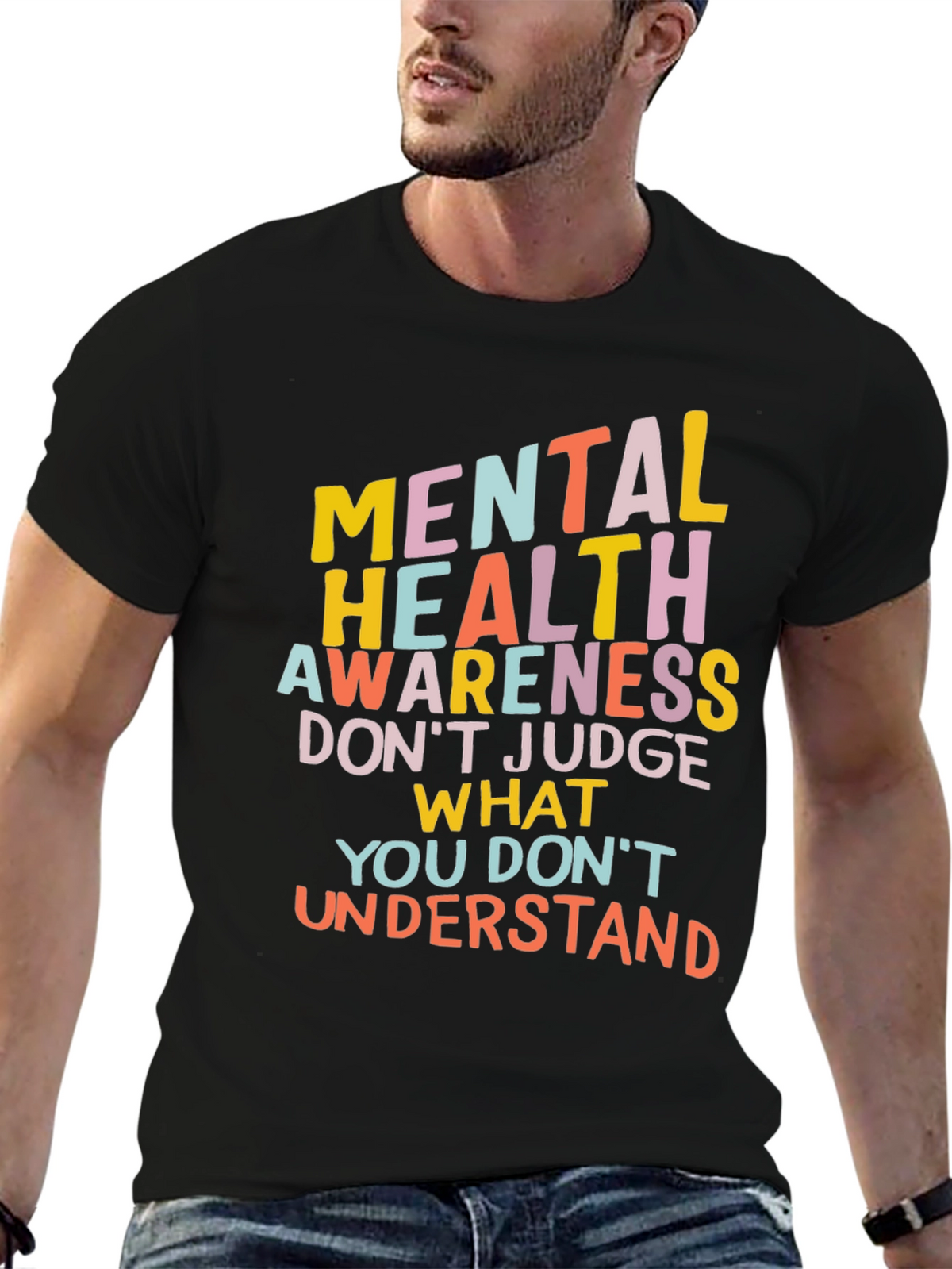 Mental Health Awareness Graphic T-Shirt