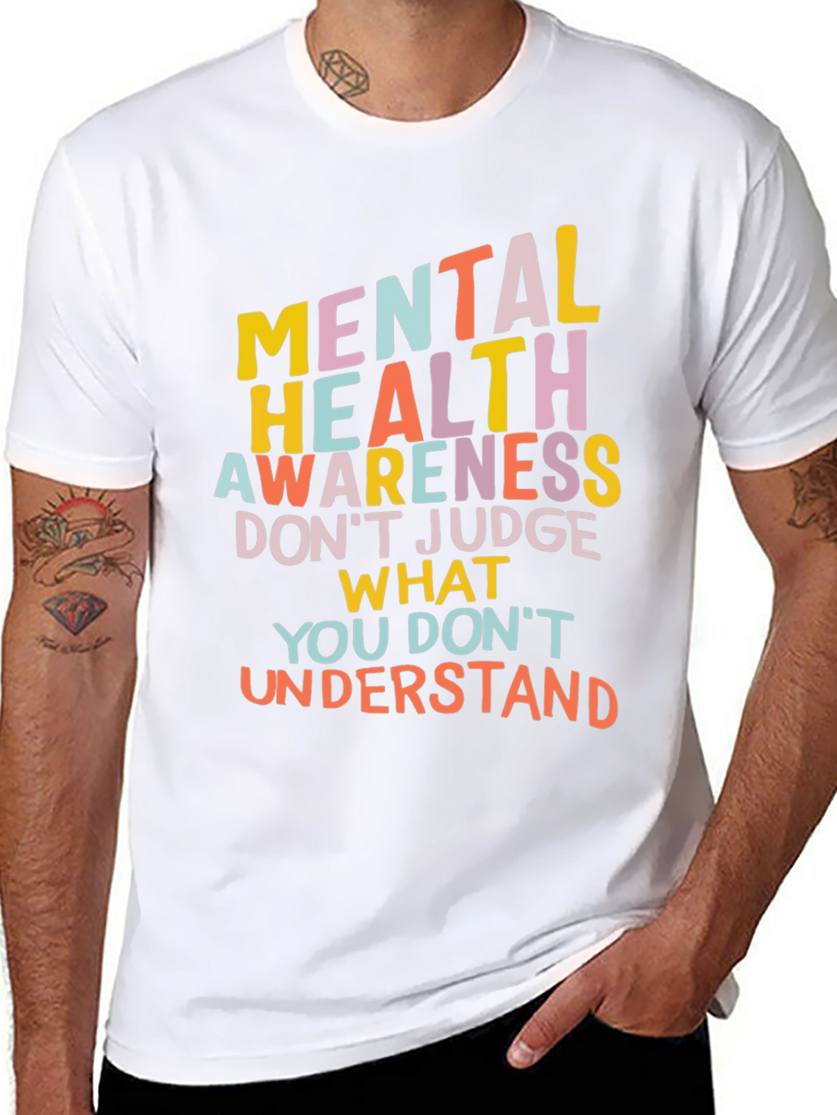 Mental Health Awareness Graphic T-Shirt