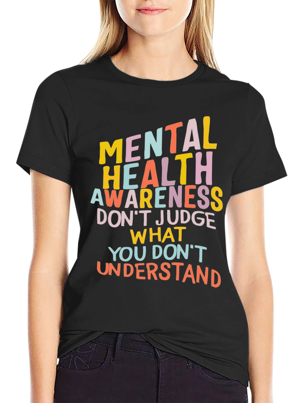 Mental Health Awareness Graphic T-Shirt