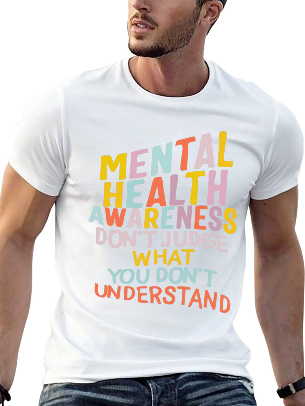 Mental Health Awareness Graphic T-Shirt