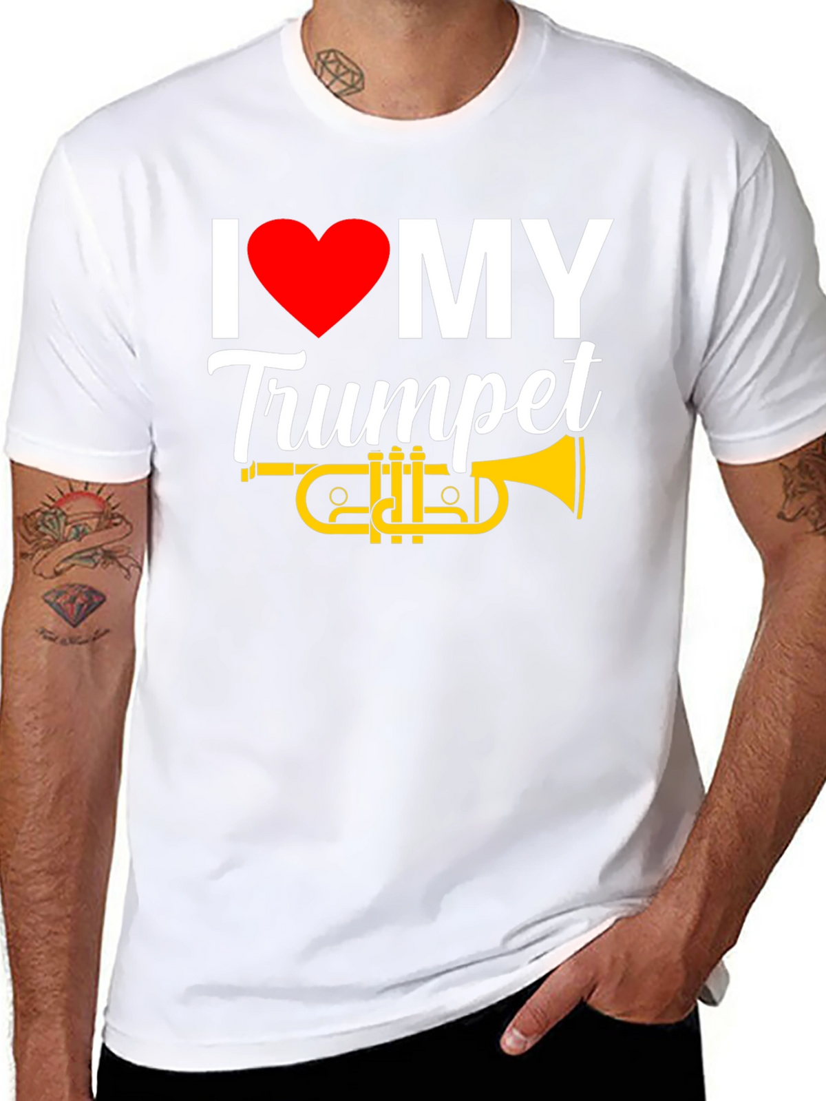 I Love My Trumpet Graphic T-Shirt