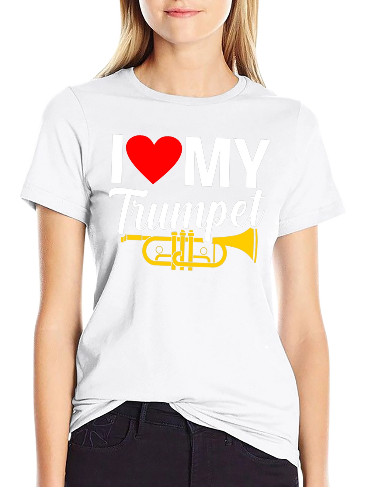 I Love My Trumpet Graphic T-Shirt