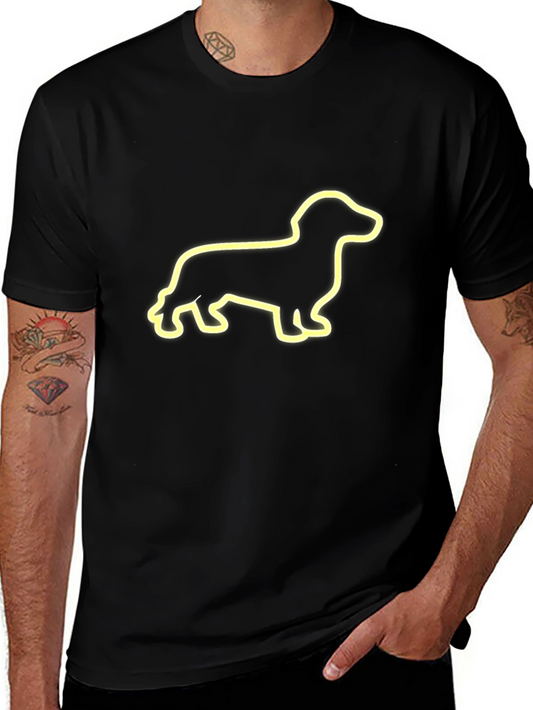 Dachshund Dog Silhouette T-Shirt