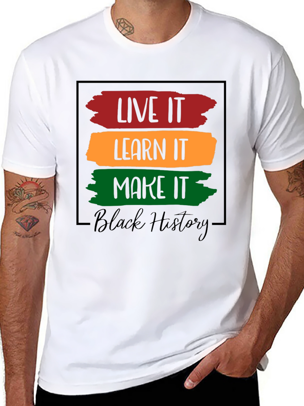 Black History T-Shirt - Live Learn Make