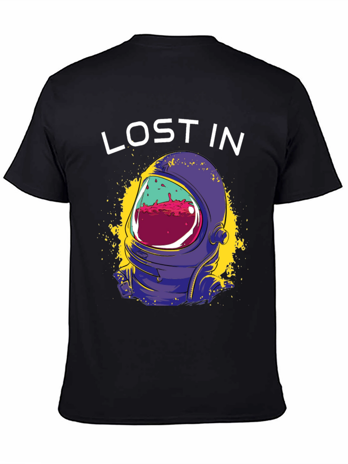 Lost In Space Graphic Tee - Astronaut Helmet Design