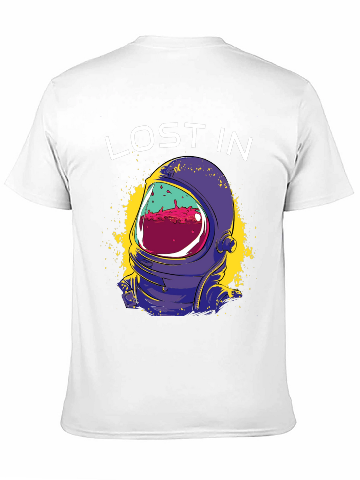 Lost In Space Graphic Tee - Astronaut Helmet Design