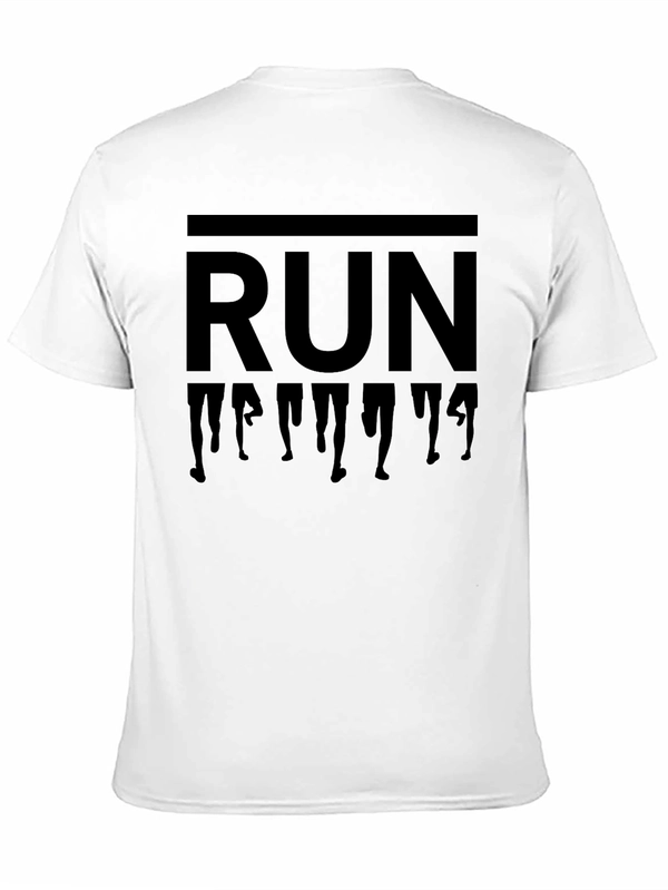 Black Run T-Shirt | Mens Activewear