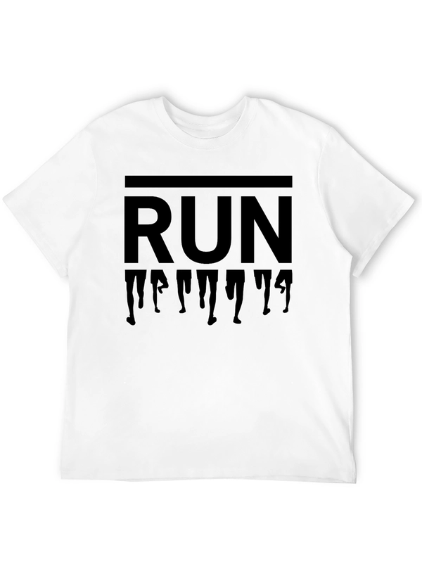 Black Run T-Shirt | Mens Activewear