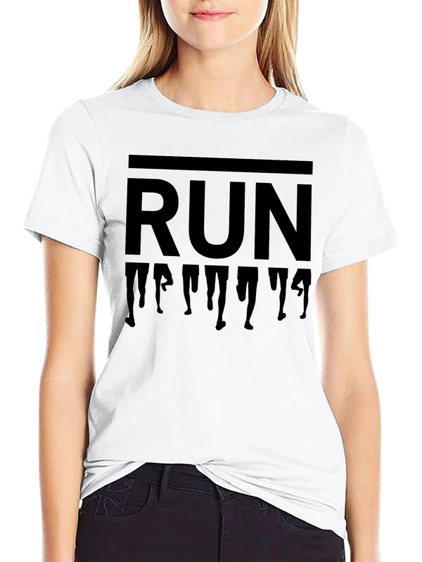 Black Run T-Shirt | Mens Activewear