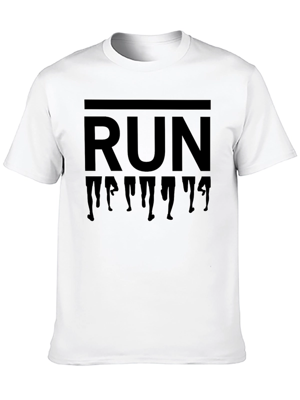 Black Run T-Shirt | Mens Activewear