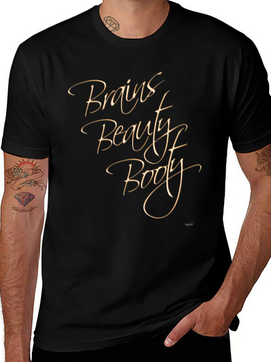 Brains Beauty Booty Graphic Tee