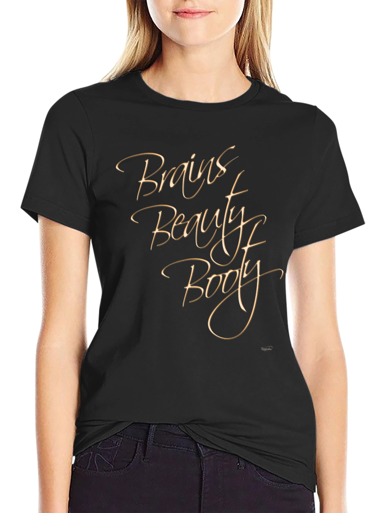 Brains Beauty Booty Graphic Tee