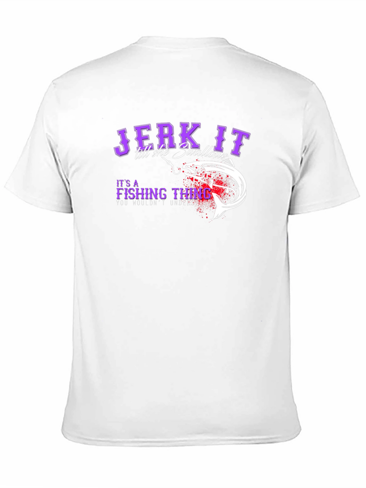 Jerk It Fishing T-Shirt - Funny Angler Tee