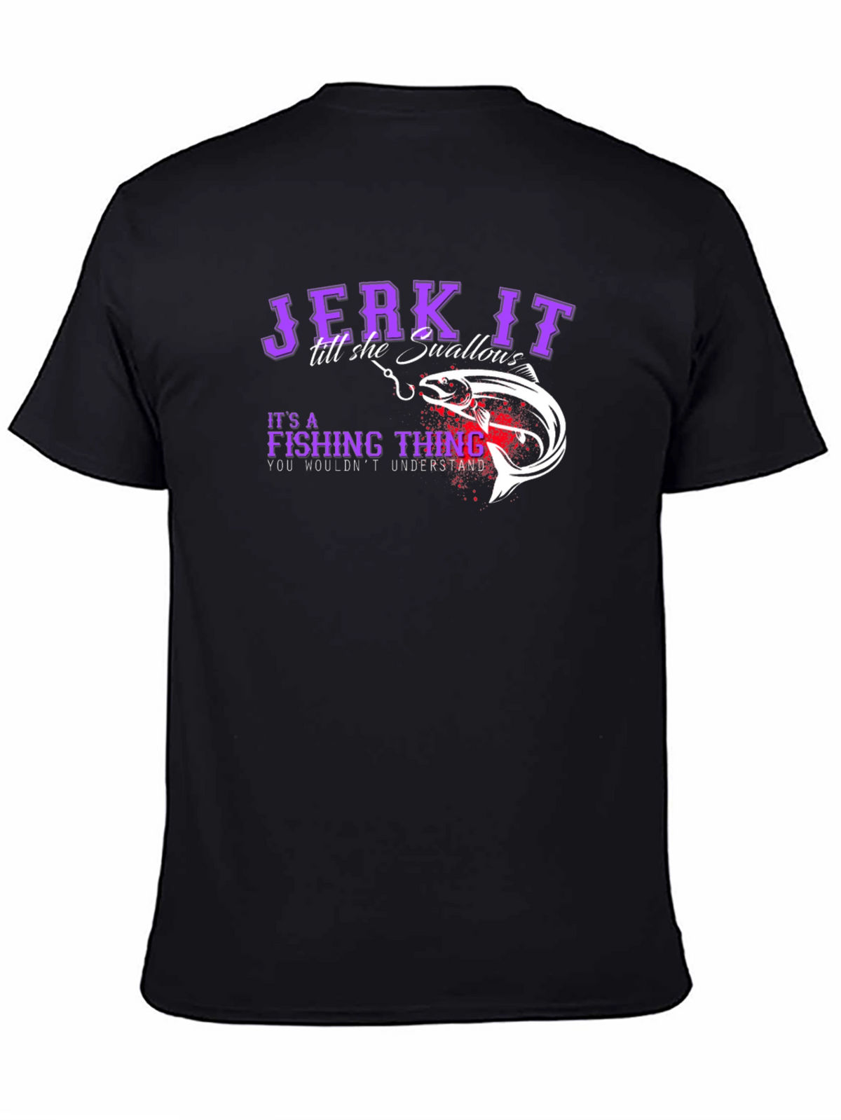 Jerk It Fishing T-Shirt - Funny Angler Tee