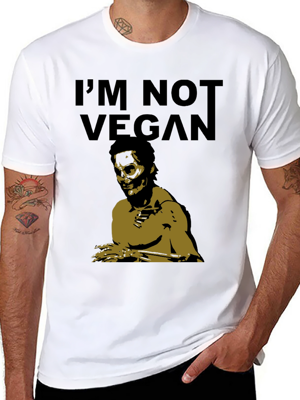 Im Not Vegan Zombie T-Shirt