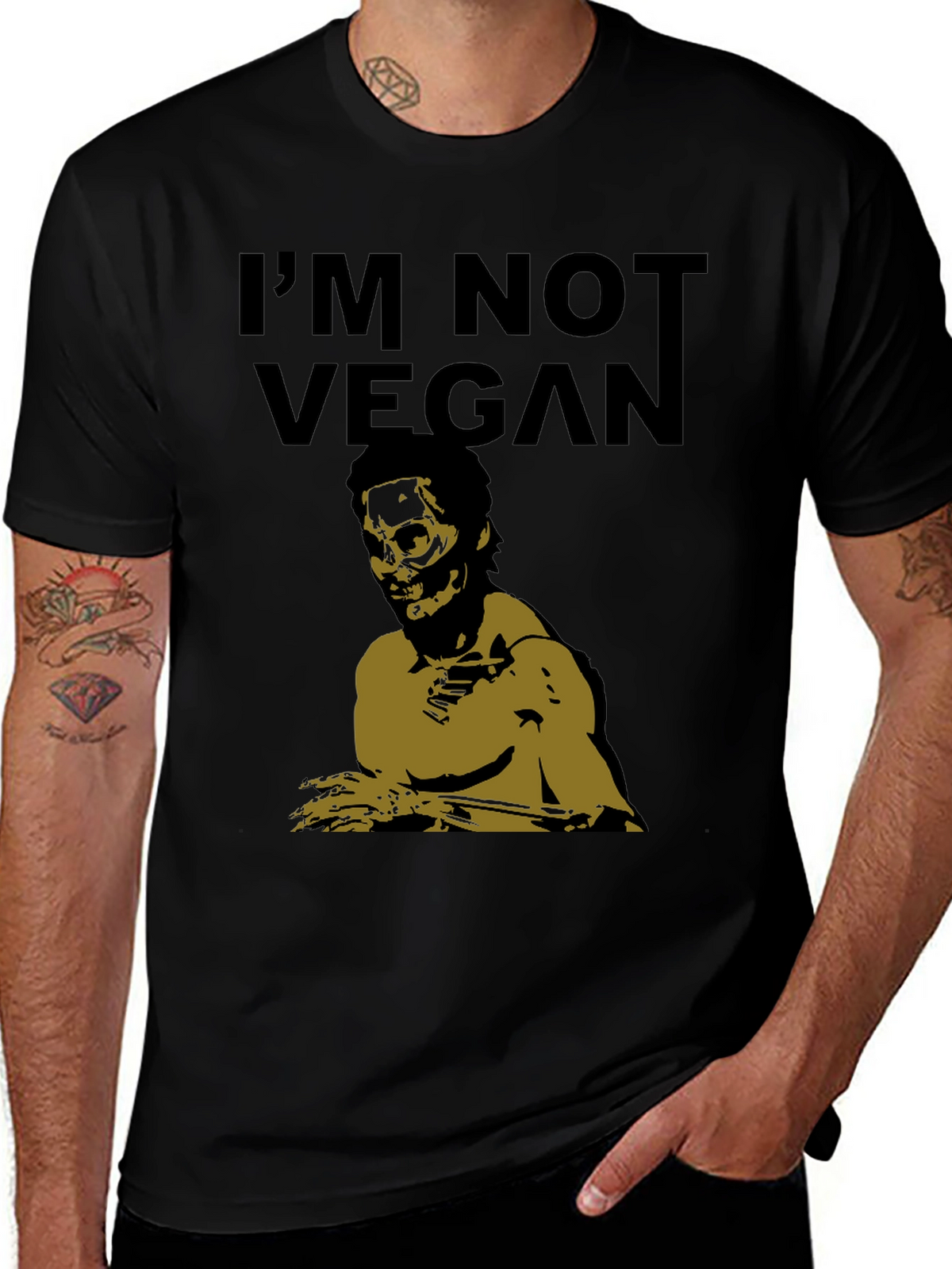 Im Not Vegan Zombie T-Shirt