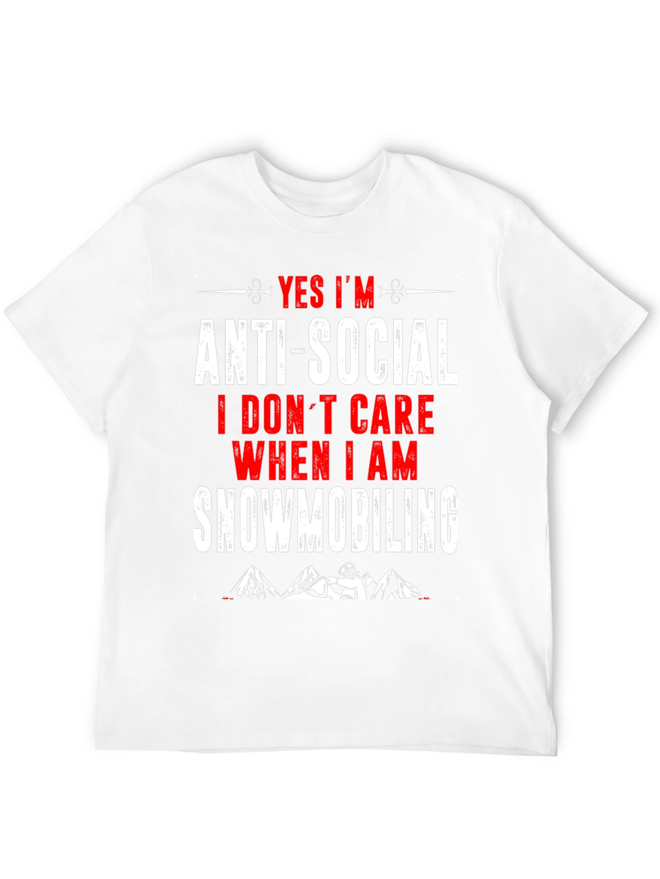 Anti-Social Snowmobiling T-Shirt