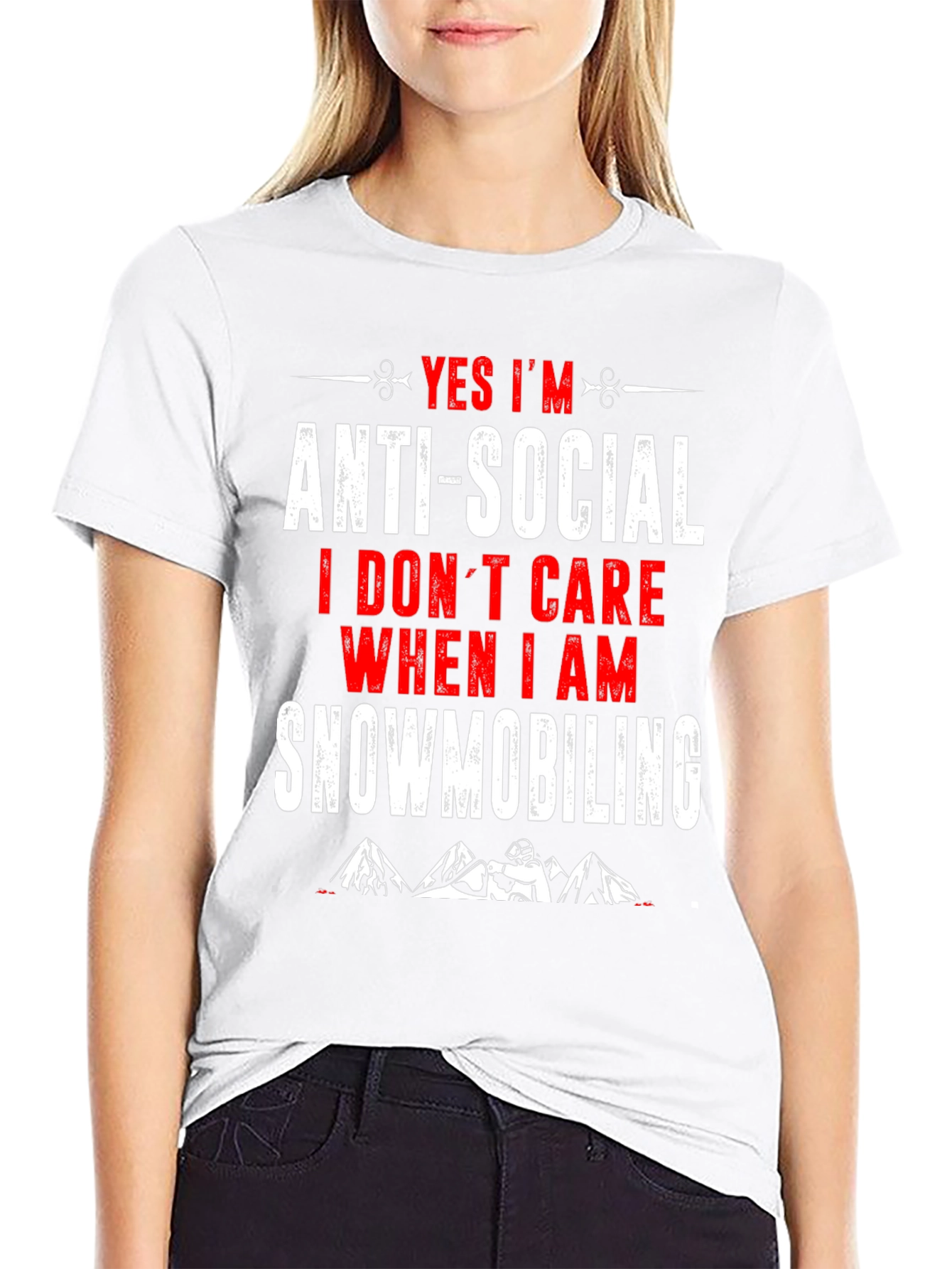 Anti-Social Snowmobiling T-Shirt