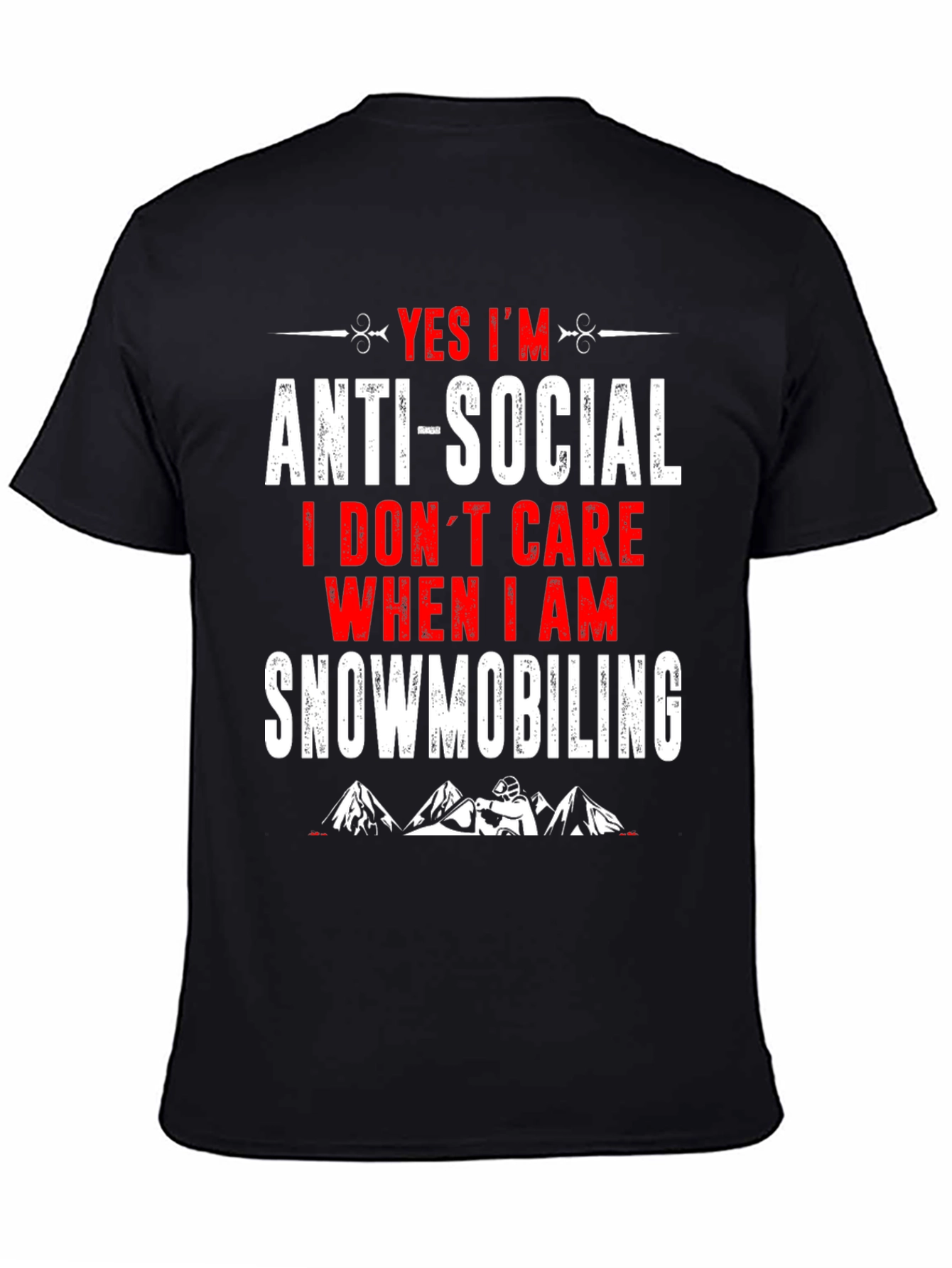 Anti-Social Snowmobiling T-Shirt
