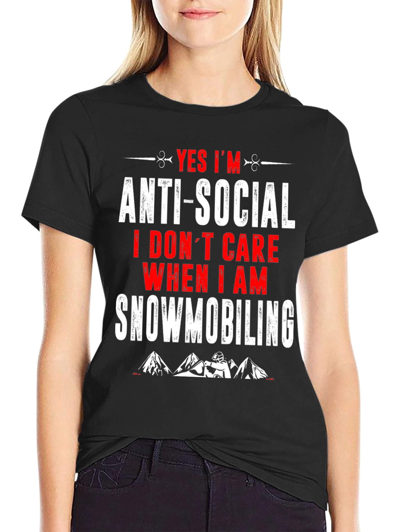 Anti-Social Snowmobiling T-Shirt
