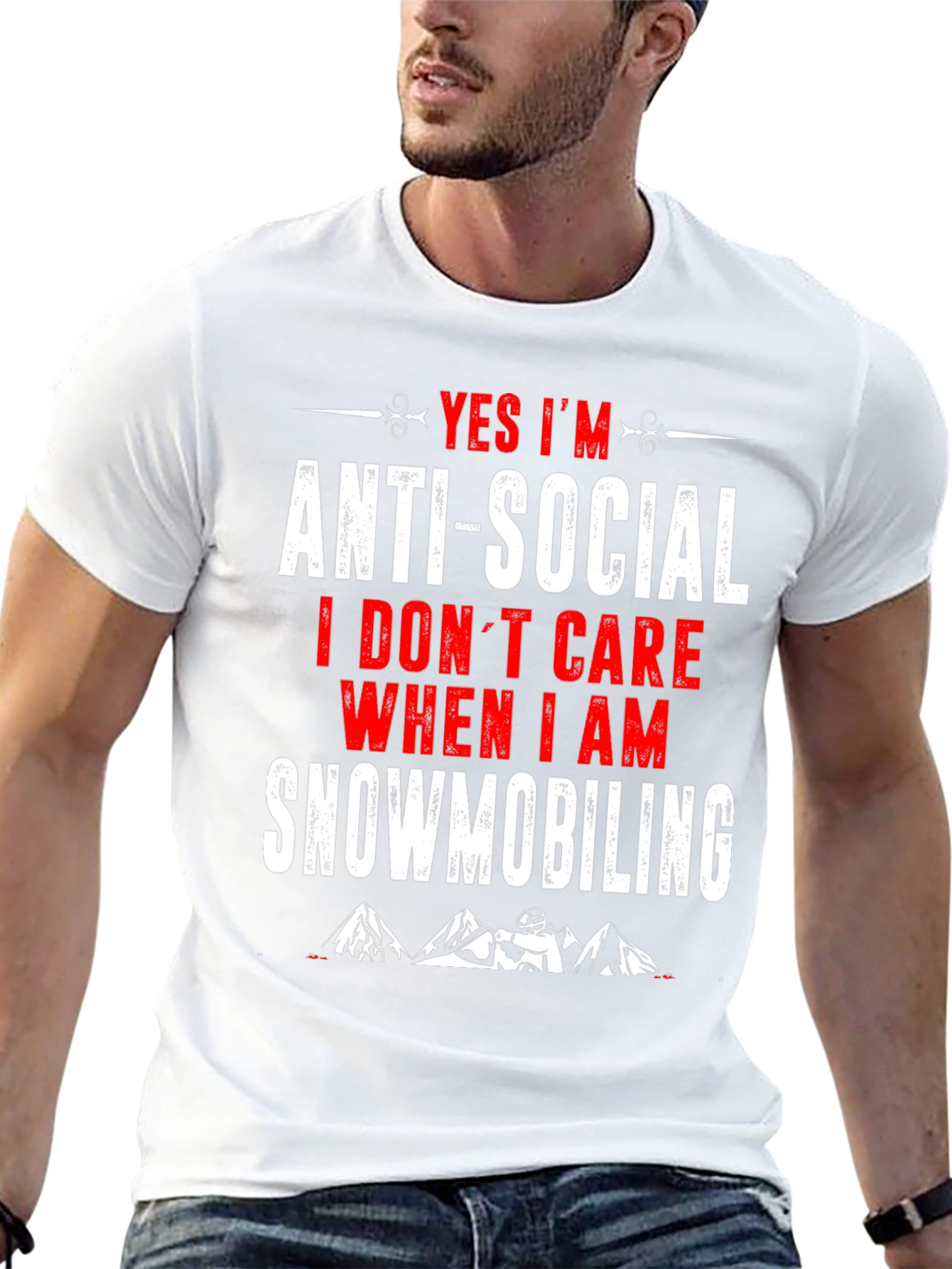 Anti-Social Snowmobiling T-Shirt