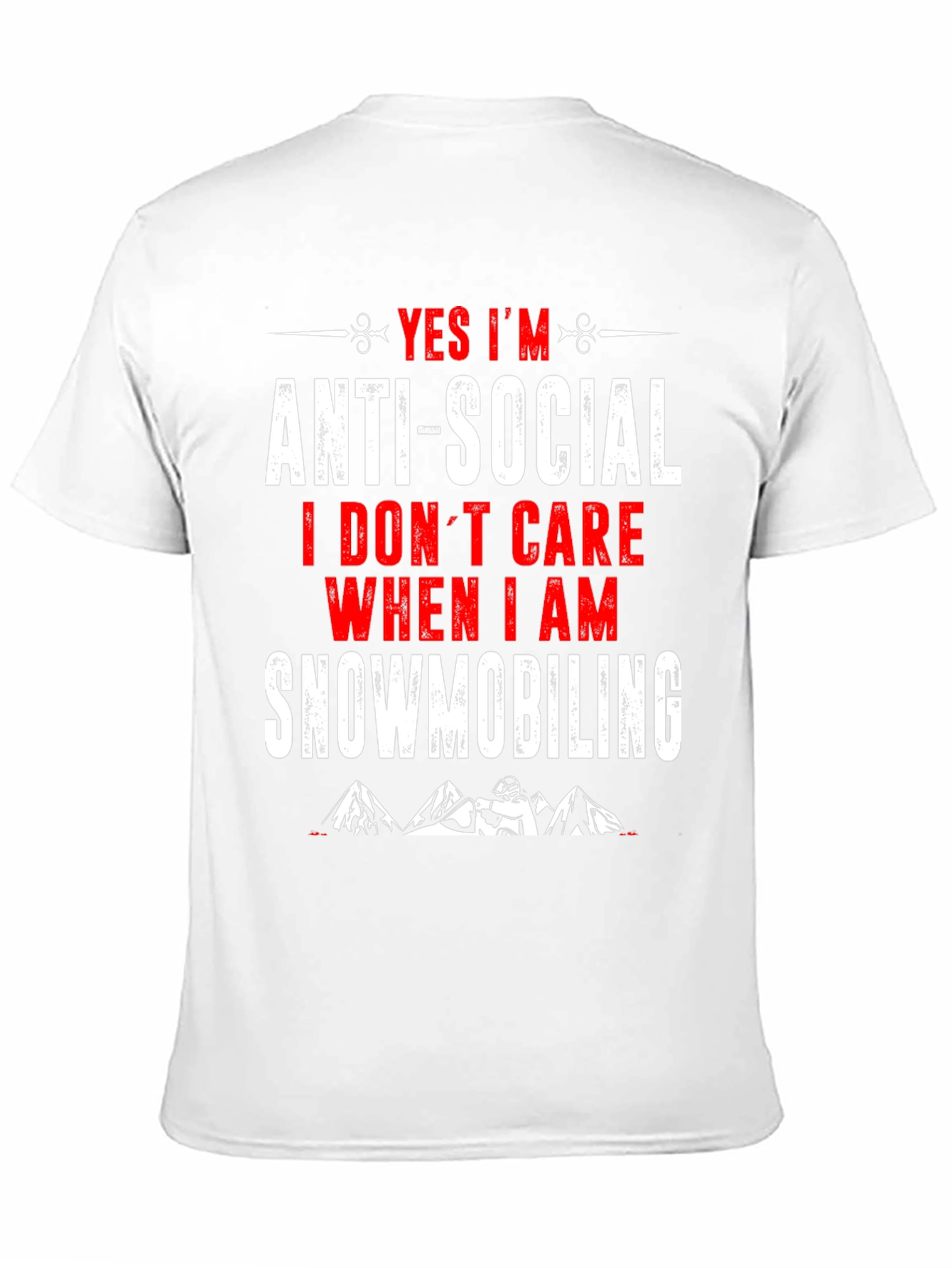 Anti-Social Snowmobiling T-Shirt
