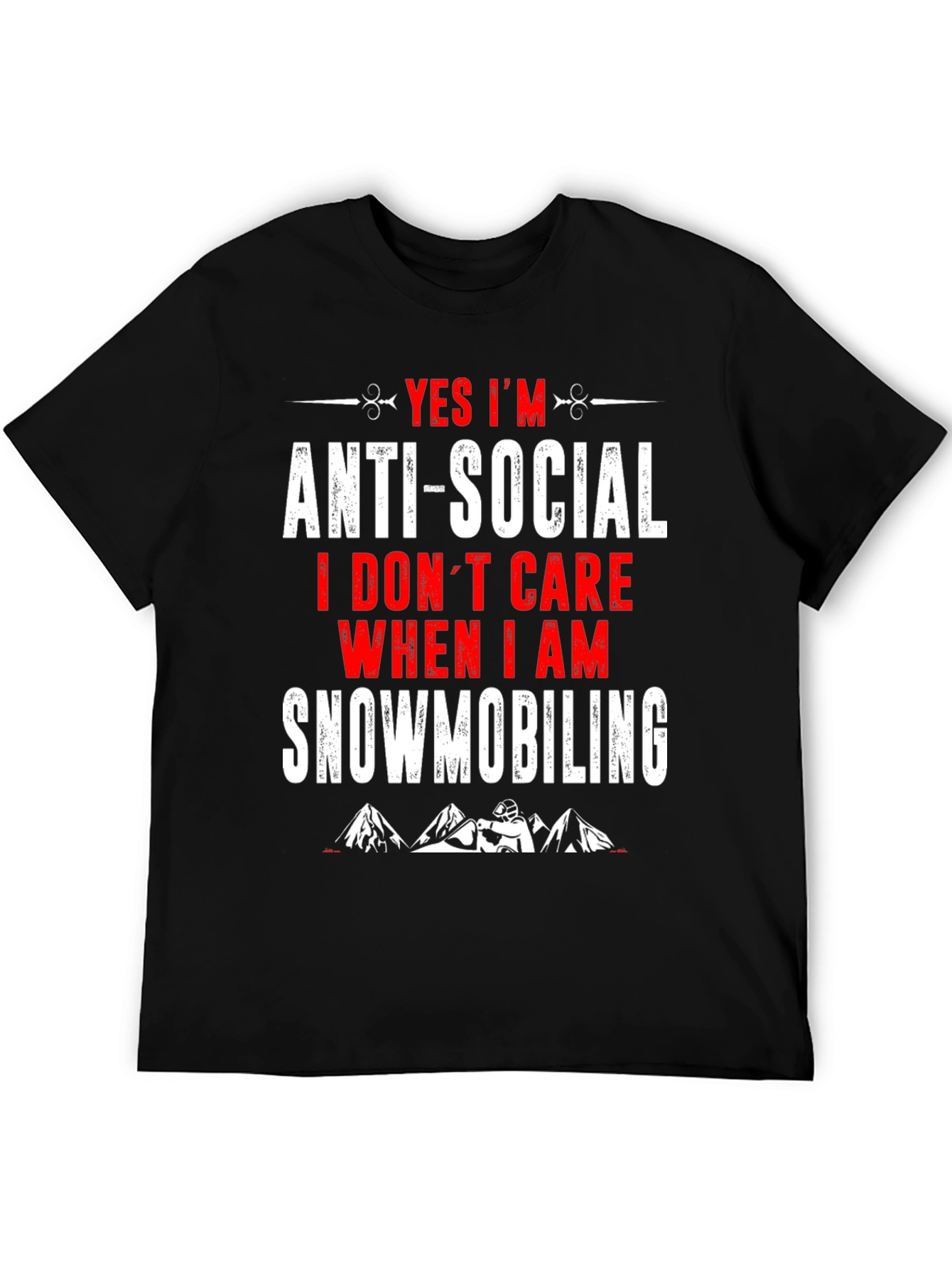 Anti-Social Snowmobiling T-Shirt