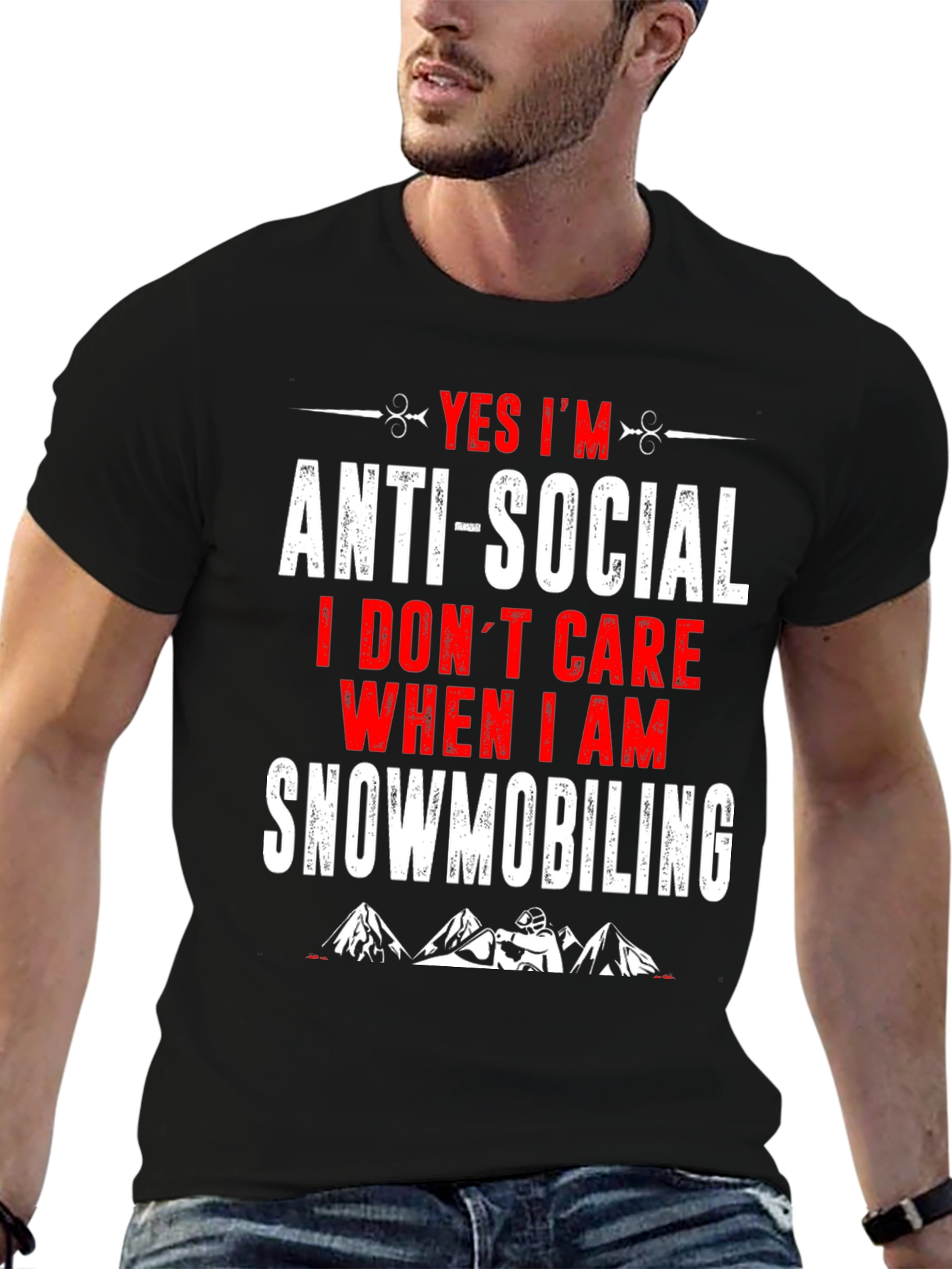 Anti-Social Snowmobiling T-Shirt