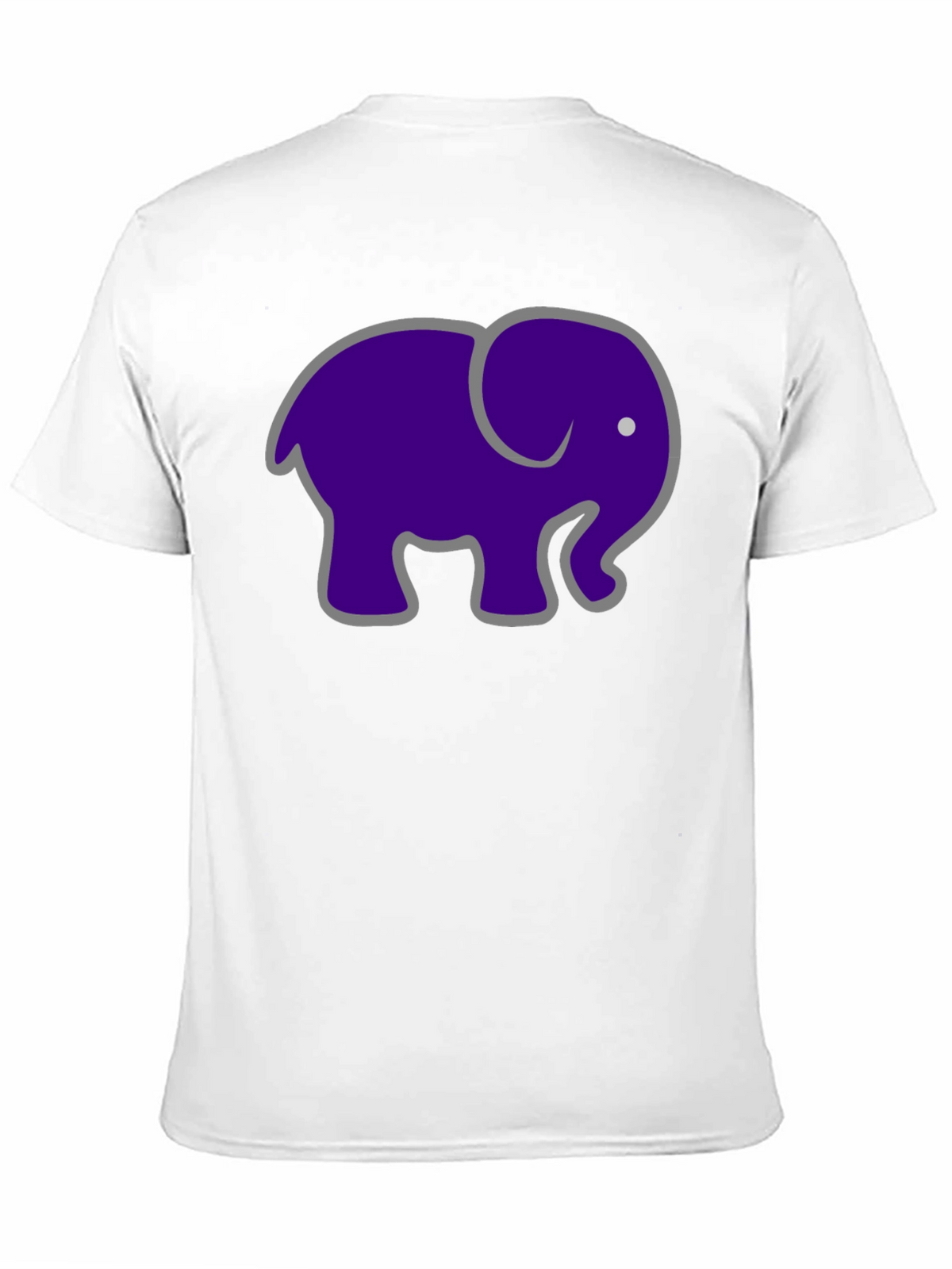 Elephant Graphic T-Shirt - Black Cotton Tee