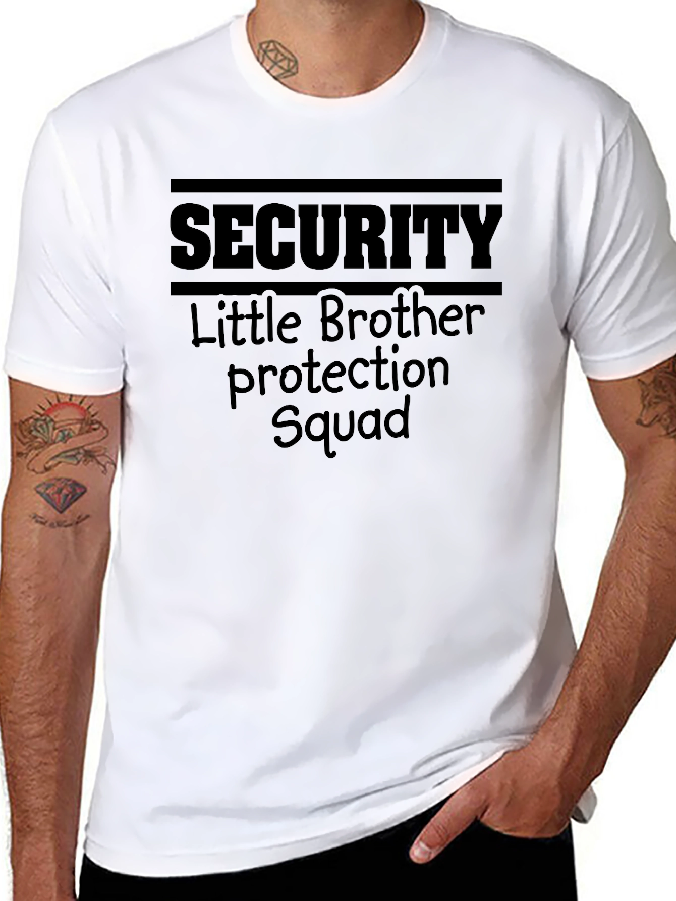Security Little Brother Protection Squad T-Shirt
