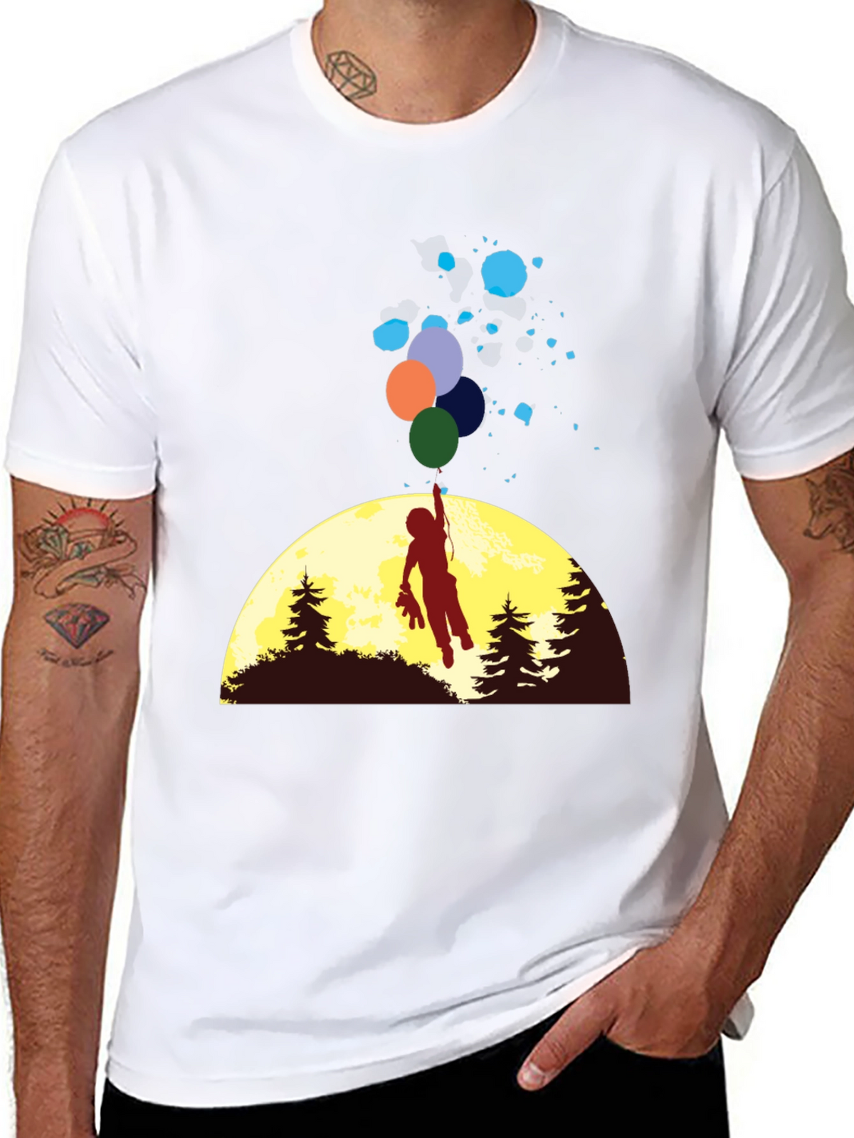 Silhouette Balloon T-Shirt
