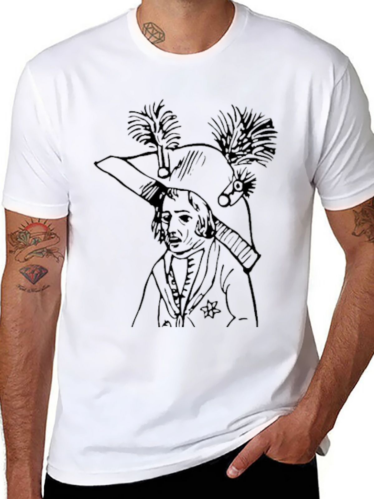 Historical Figure Graphic Tee