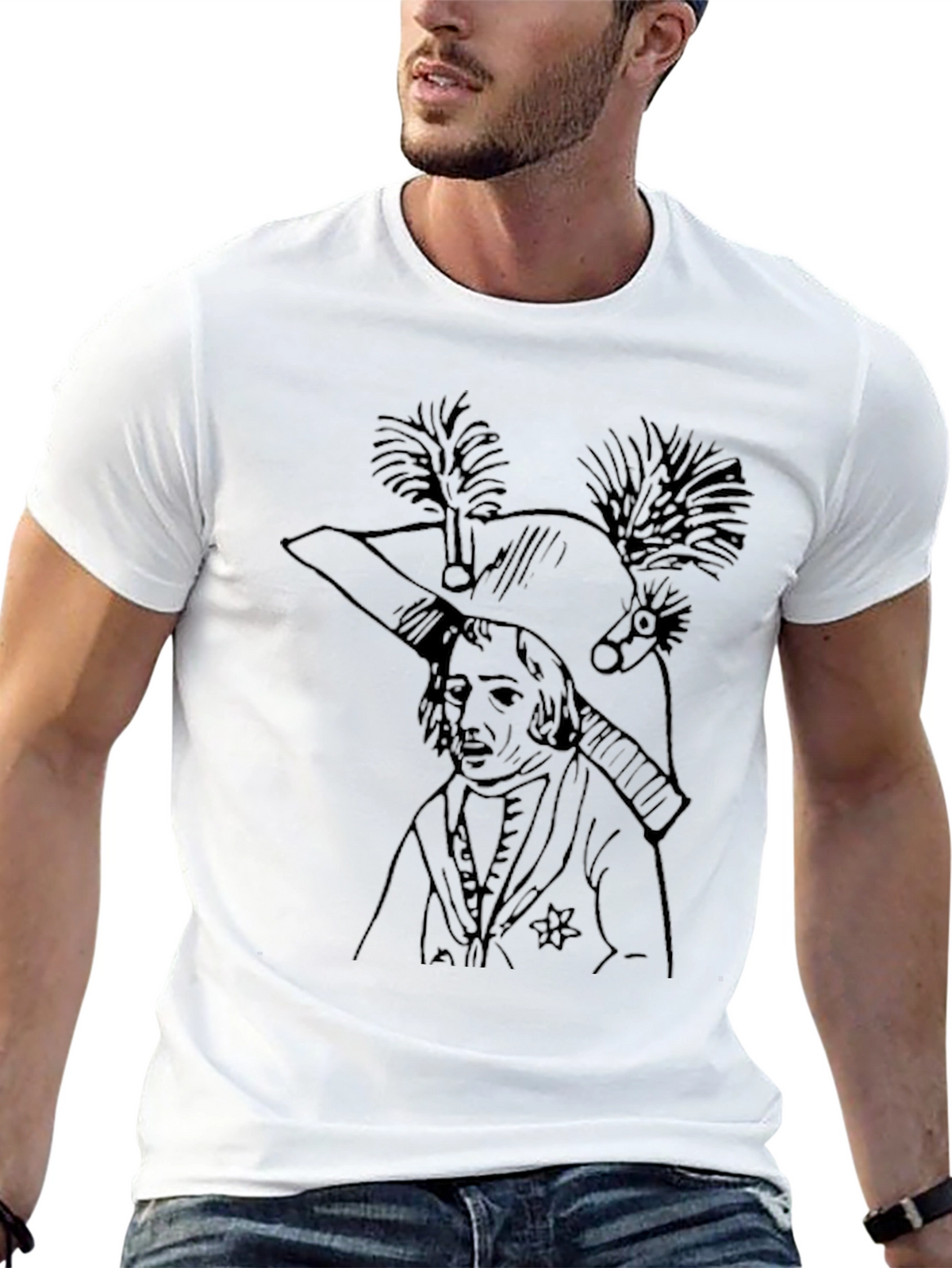 Historical Figure Graphic Tee