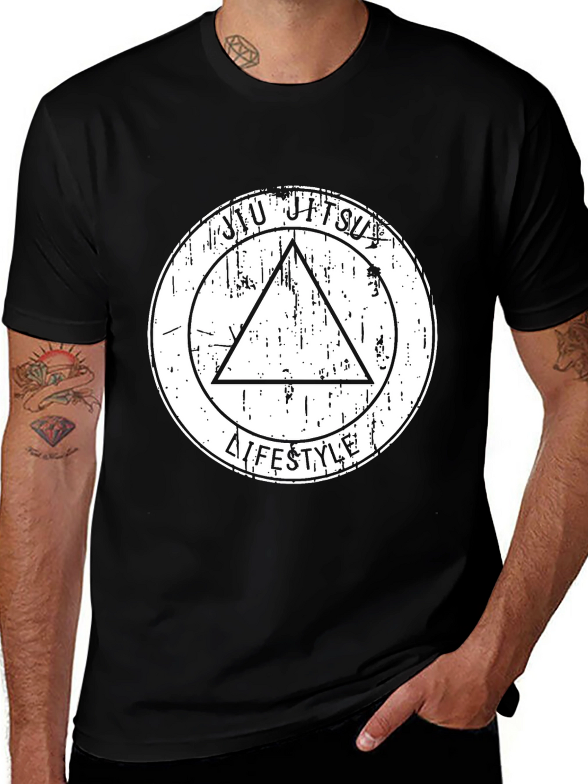 Jiu Jitsu Lifestyle Graphic Tee - Black